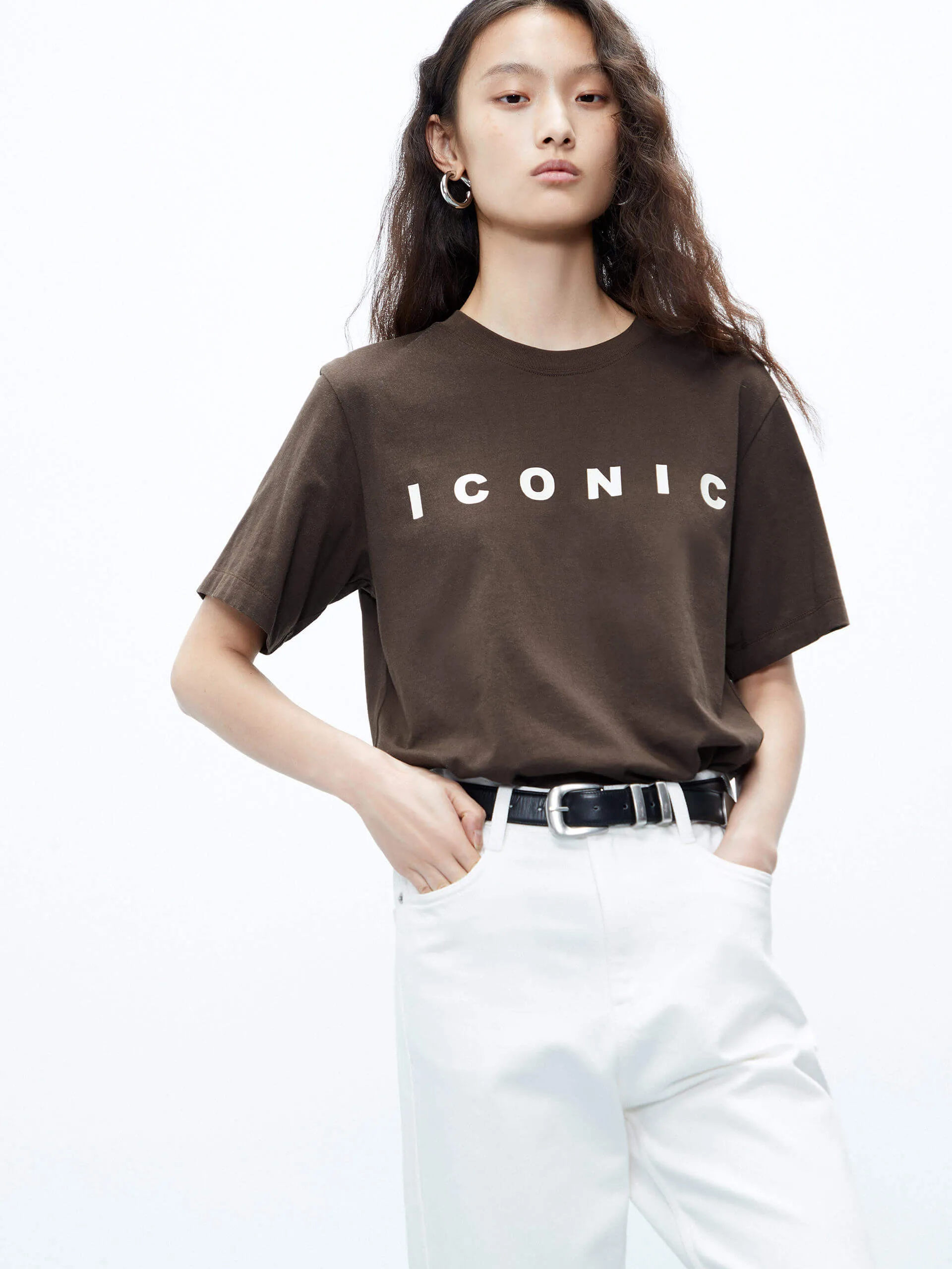 ICONIC Print Cotton T-shirt