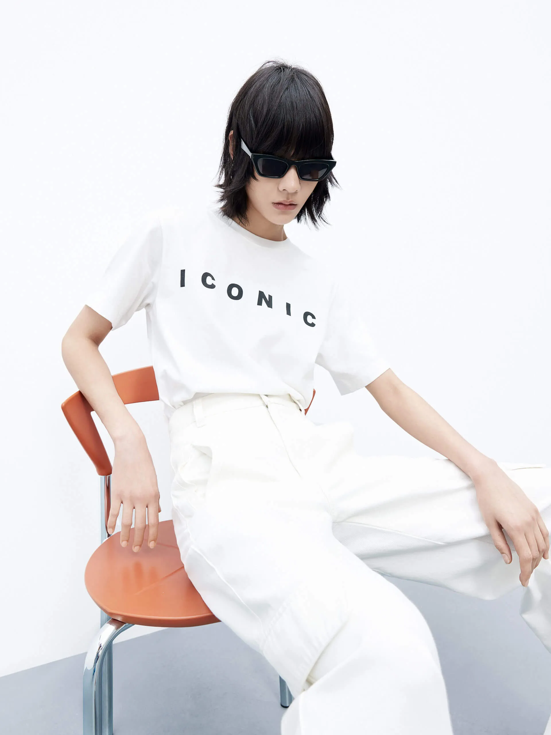 ICONIC Print Cotton T-shirt