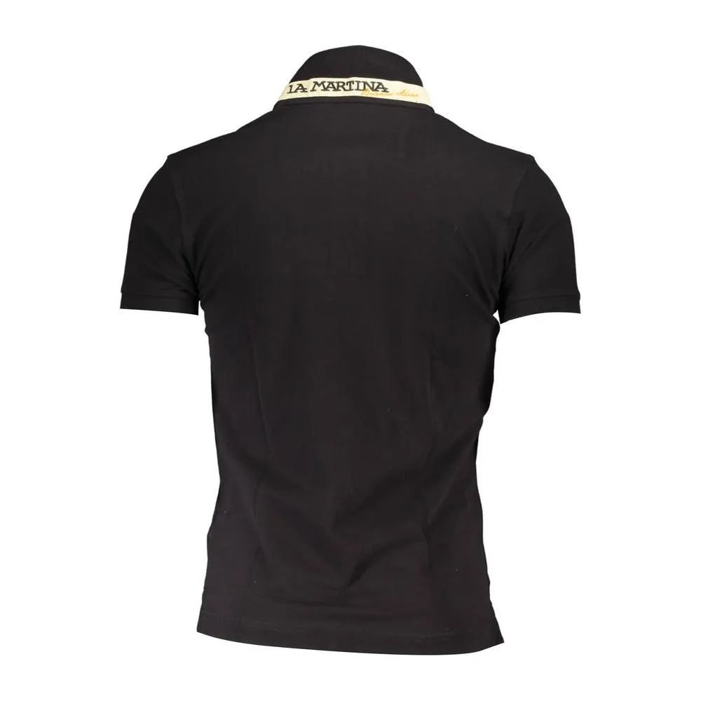 La Martina Slim Fit Contrast Detail Polo