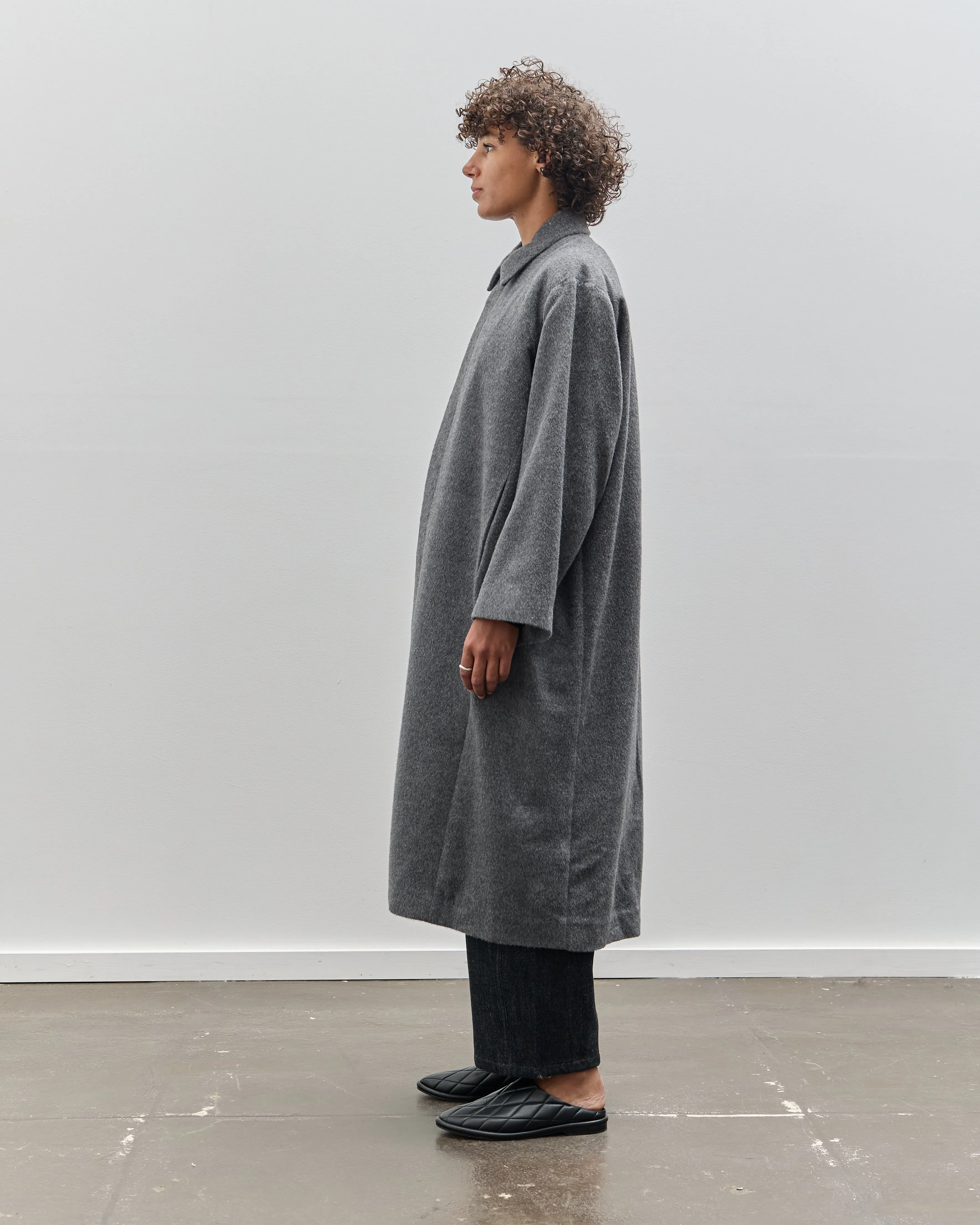 Lauren Manoogian Brushed Car Coat, Charcoal