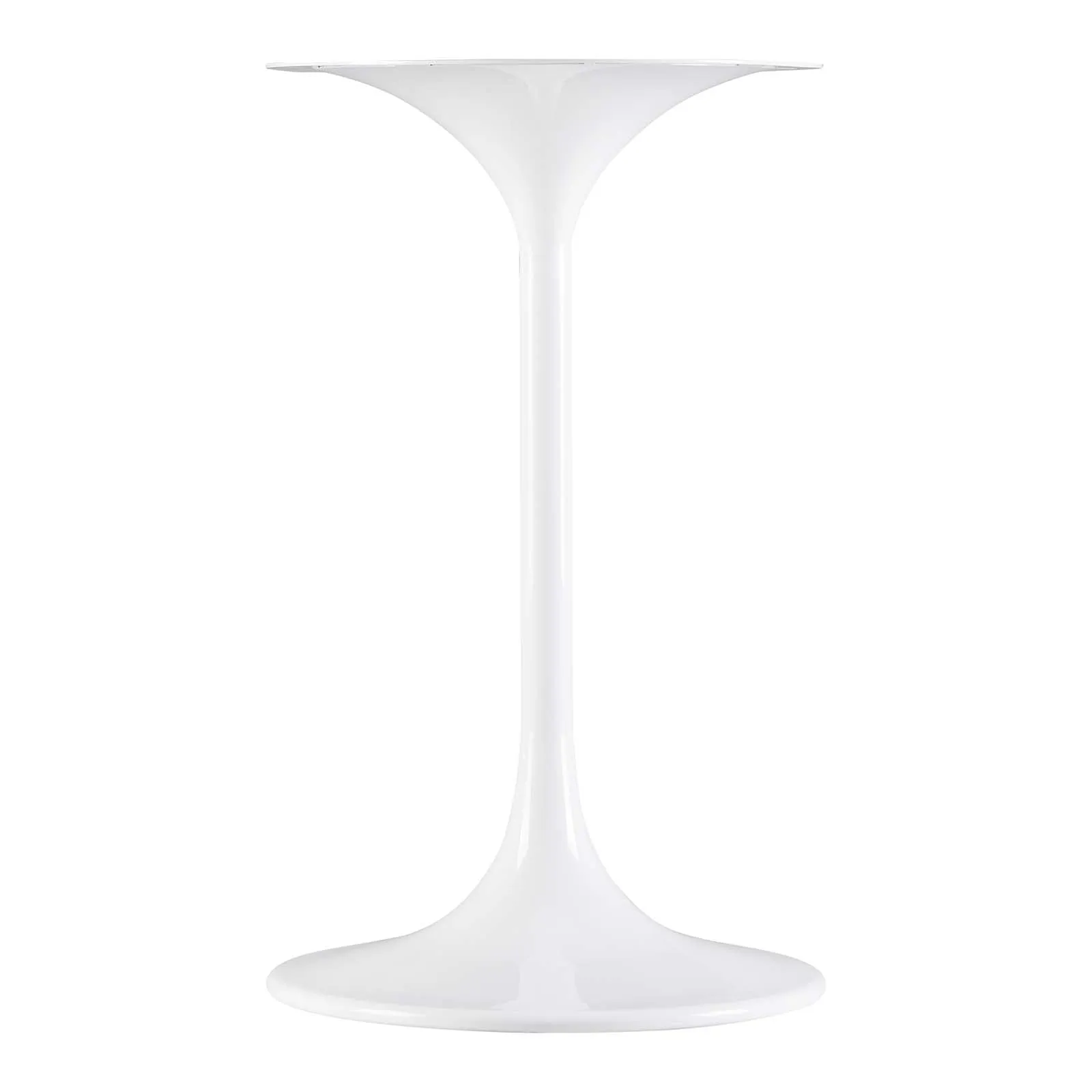 Lippa 20" Round Side Table White White EEI-5678-WHI-WHI