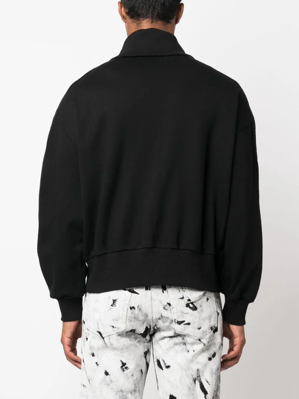 Logo-Embroidered Zip-Up Sweatshirt