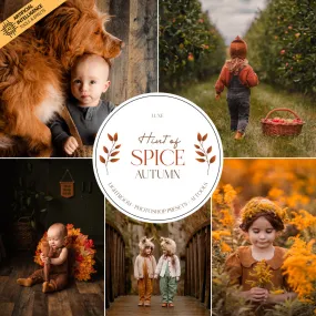 Luxe Hint of Spice Autumn Lightroom Presets & AI Tools – Desktop & Mobile