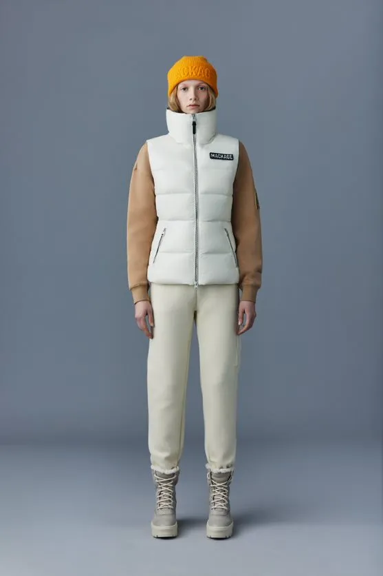 Mackage Chaya Ladies Gilet in Cream