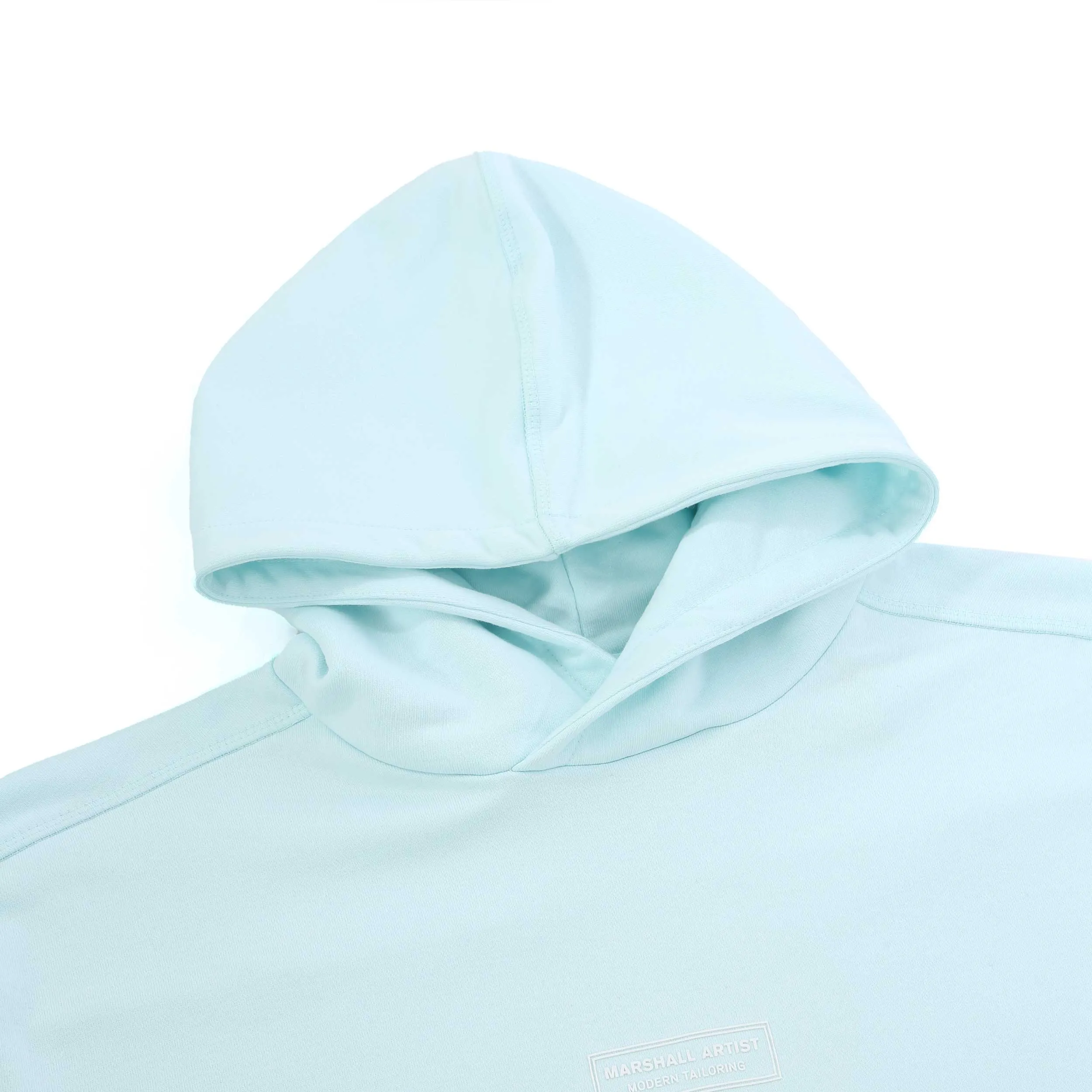 Marshall Artist Siren OTH Hoodie Sweat Top in Sky Blue