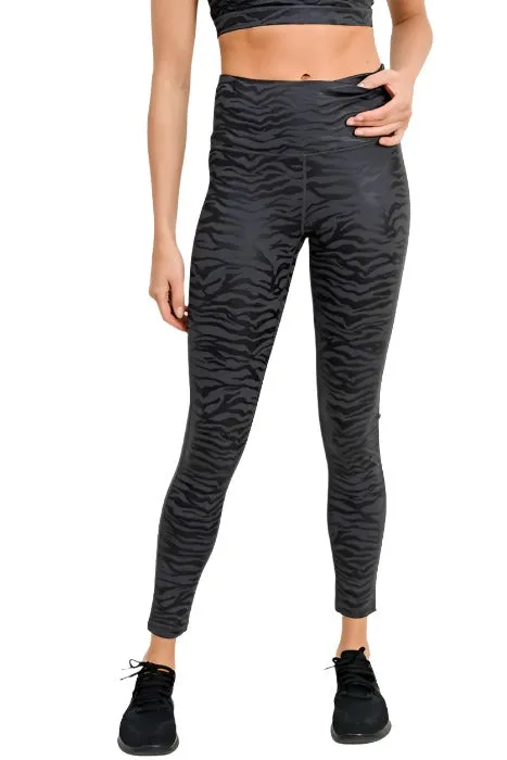 Mono B Tiger Foil Print Legging APH2626