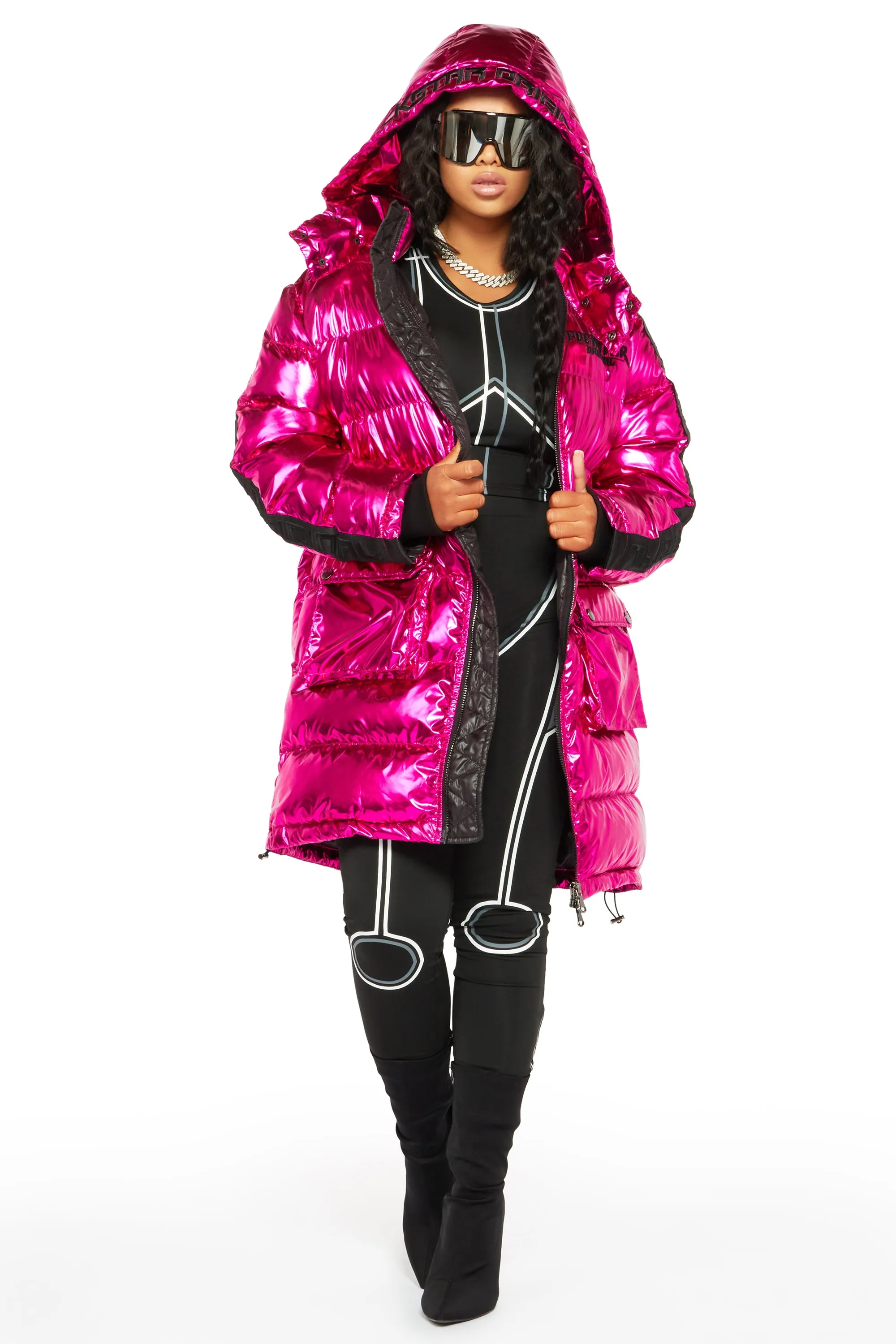 Nikita Pink Long Puffer Jacket