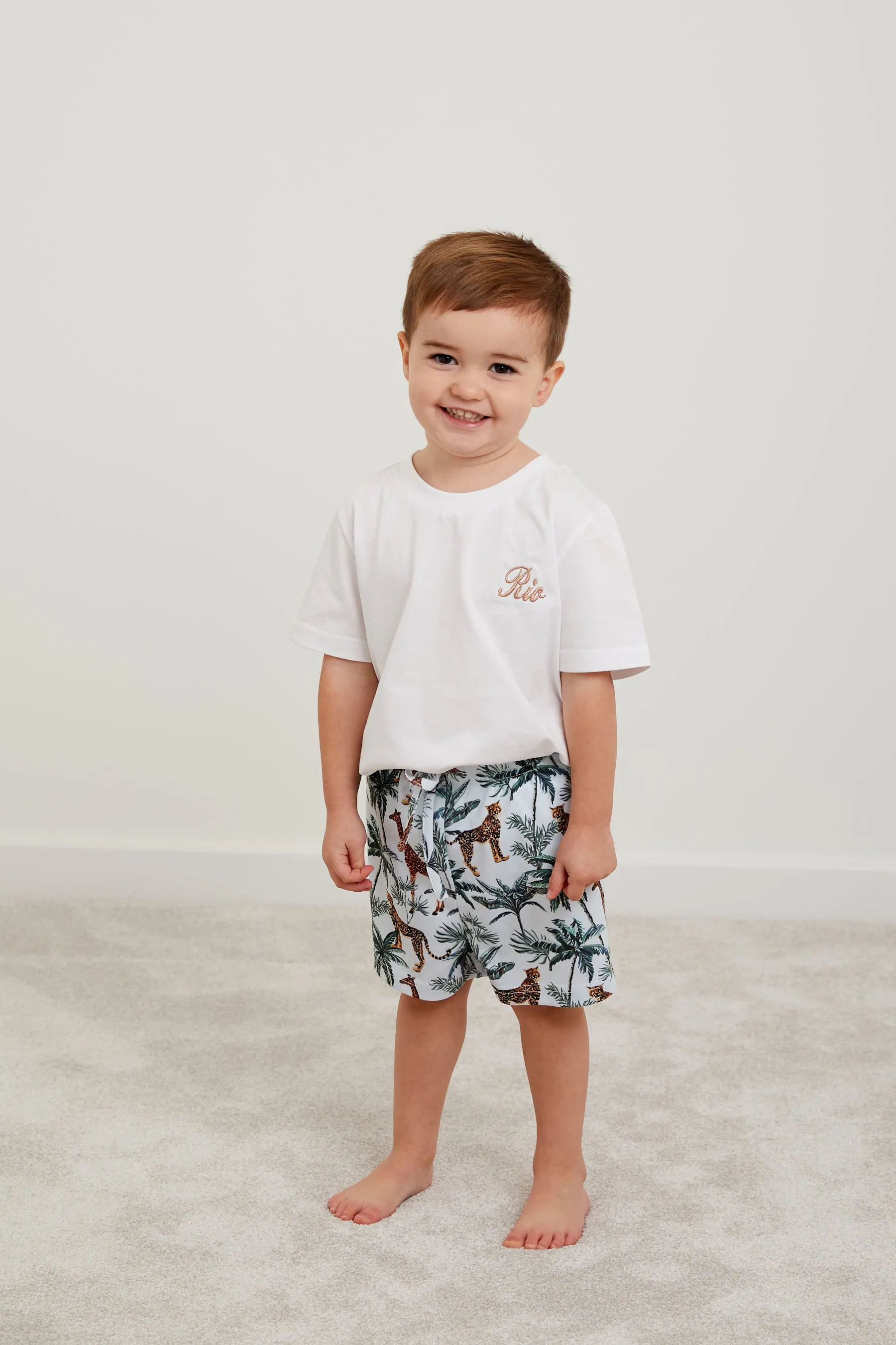 Personalised Boys Pyjama Set - Safari