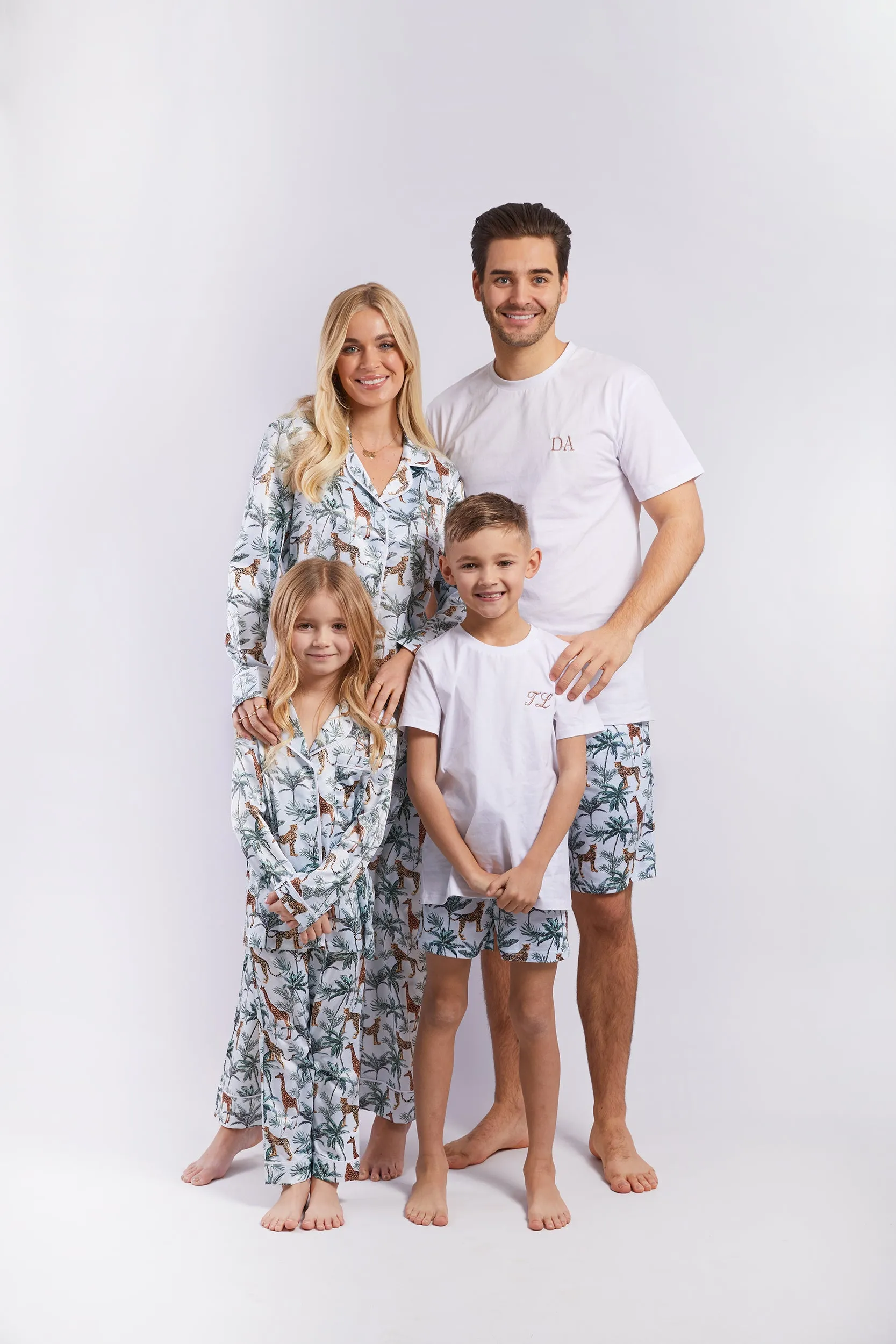 Personalised Boys Pyjama Set - Safari