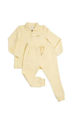 Personalised Children's Long Sleeve Tracksuit Set - Yellow