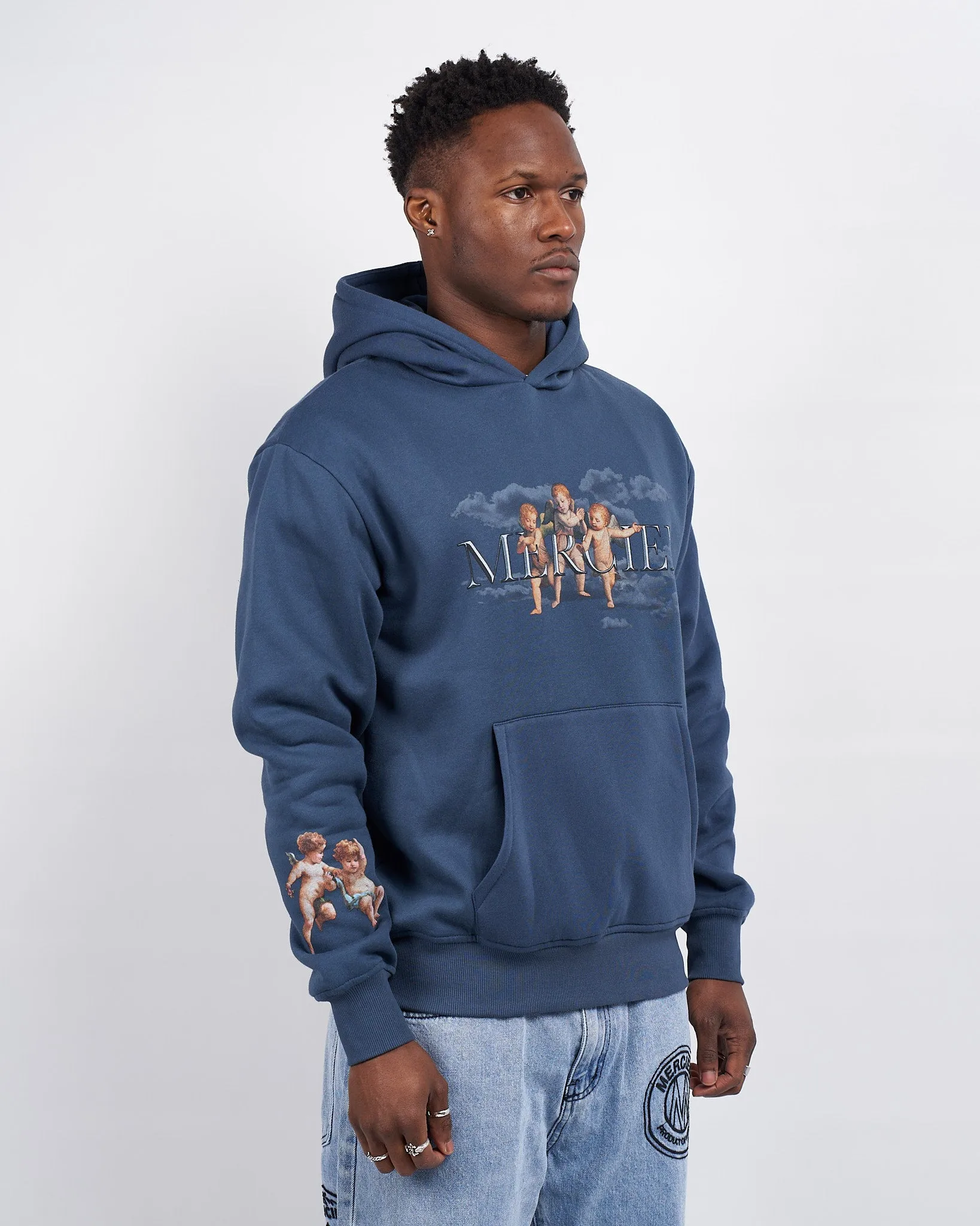 Petrol Angelo Relaxed Hoodie