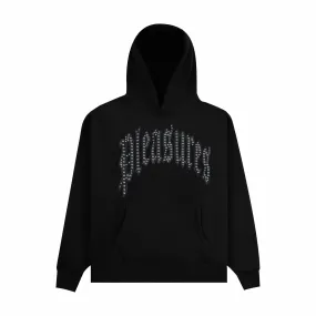 Pleasures Twitch Studded Hoodie (Black)