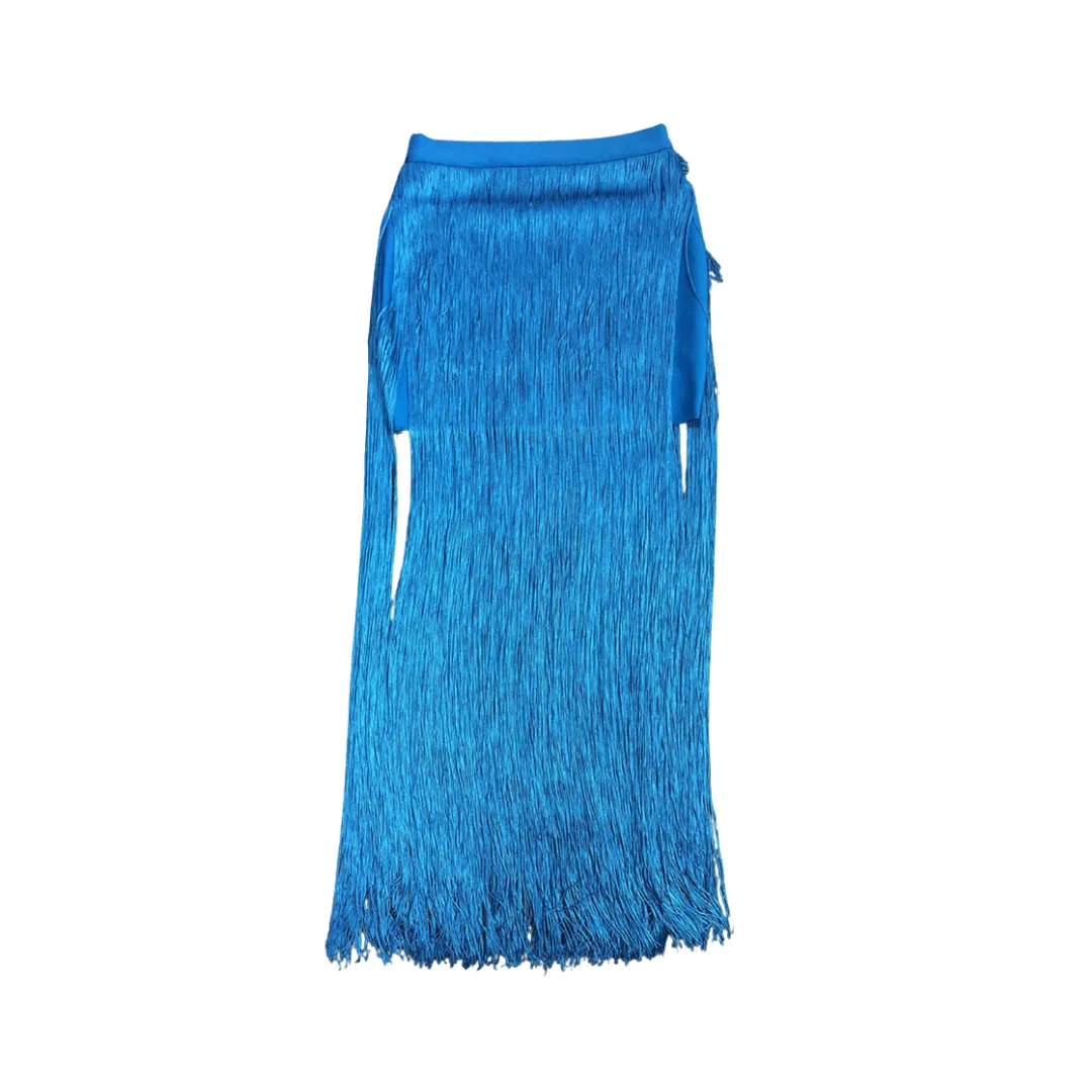 Pre Order:  Tassel Sleeveless Top   Bandage Tassel Skirt