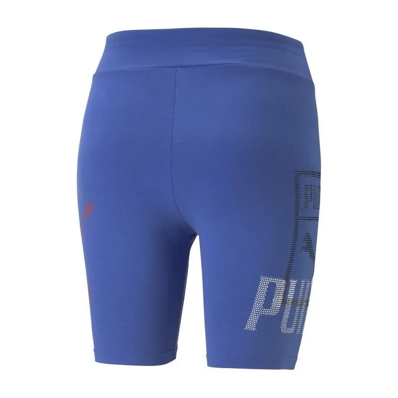 Puma Women's Classic Gen 7 Tights Shorts - Blue