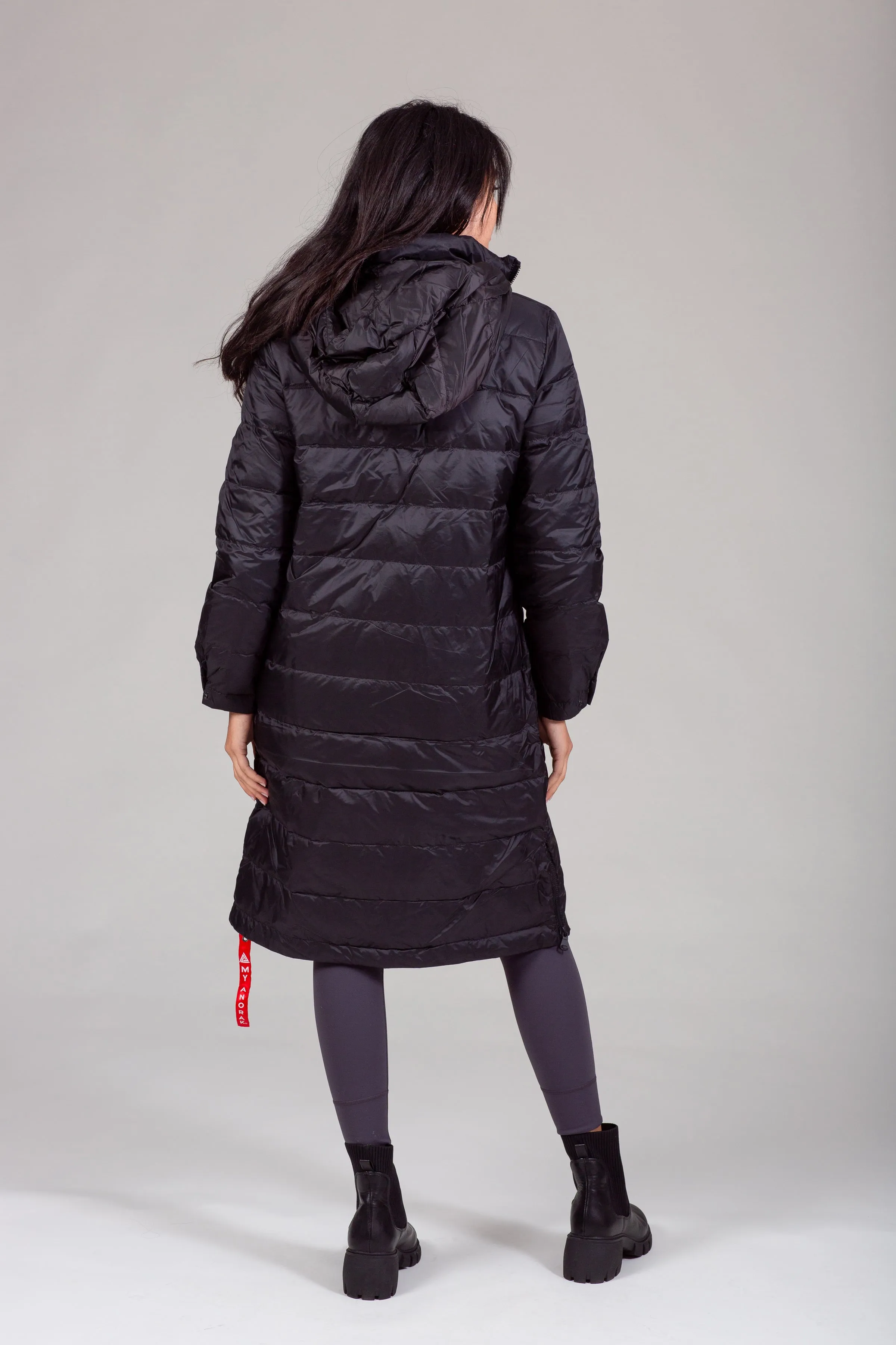 Quilted Hooded Coat