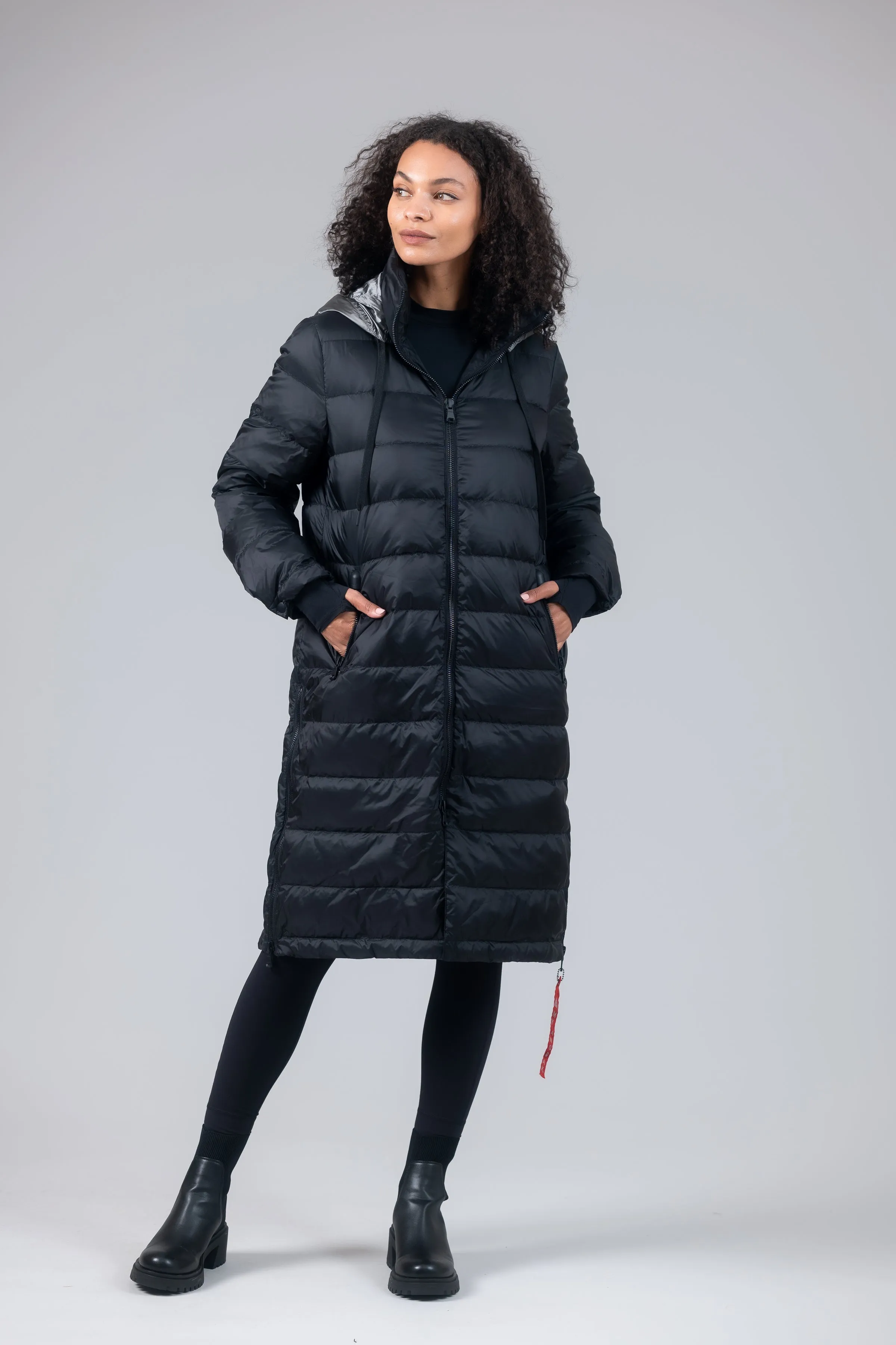 Quilted Hooded Coat