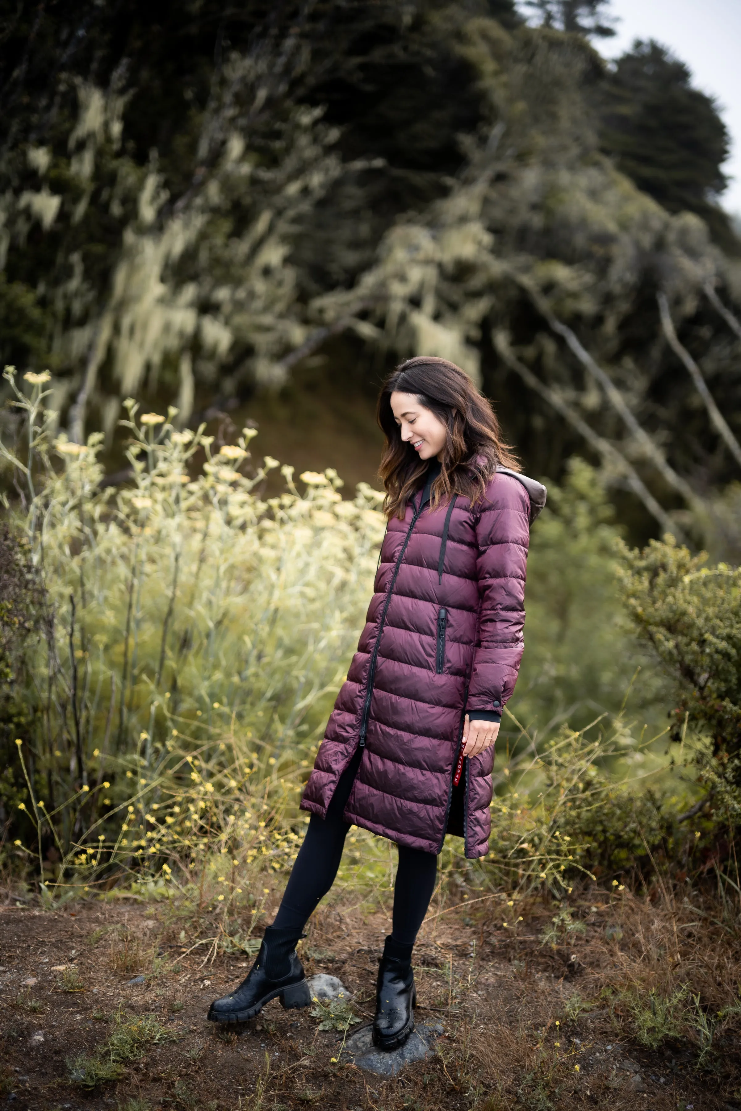 Quilted Hooded Coat