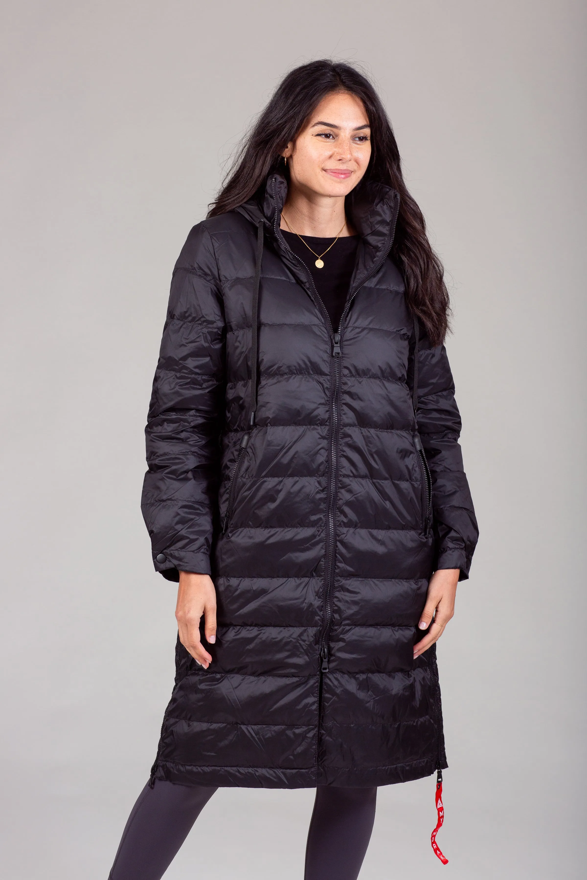 Quilted Hooded Coat