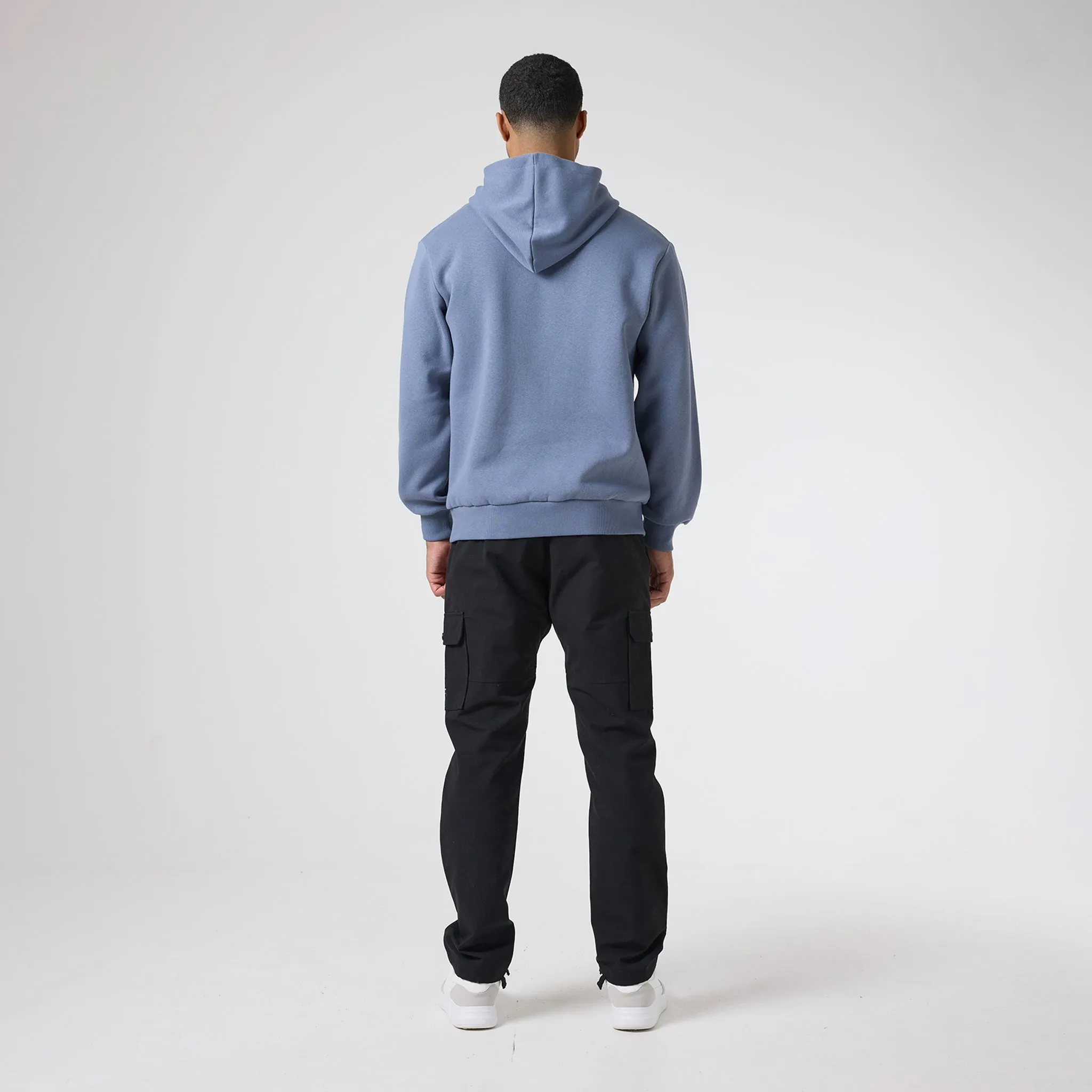 Relaxed Fit Hoodie | Air Force Blue