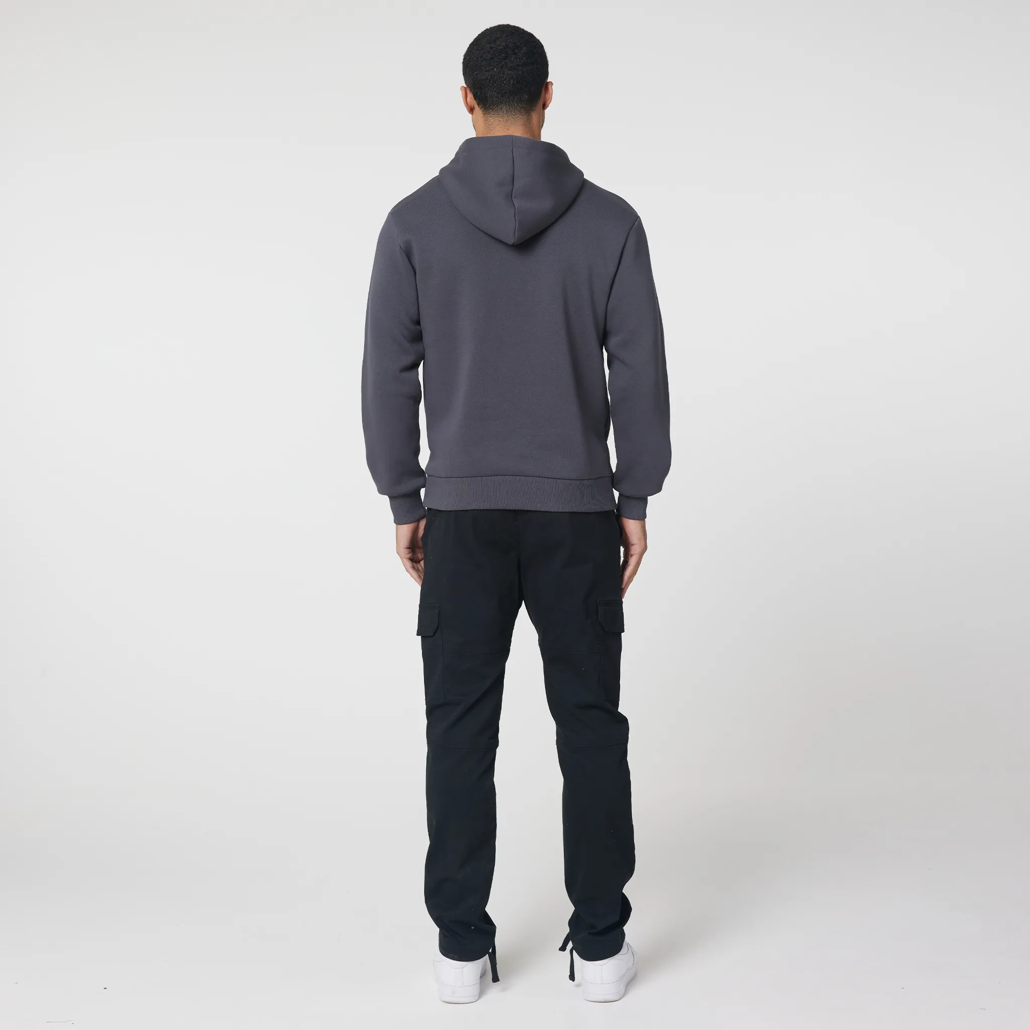 Relaxed Fit Hoodie | Dark Grey