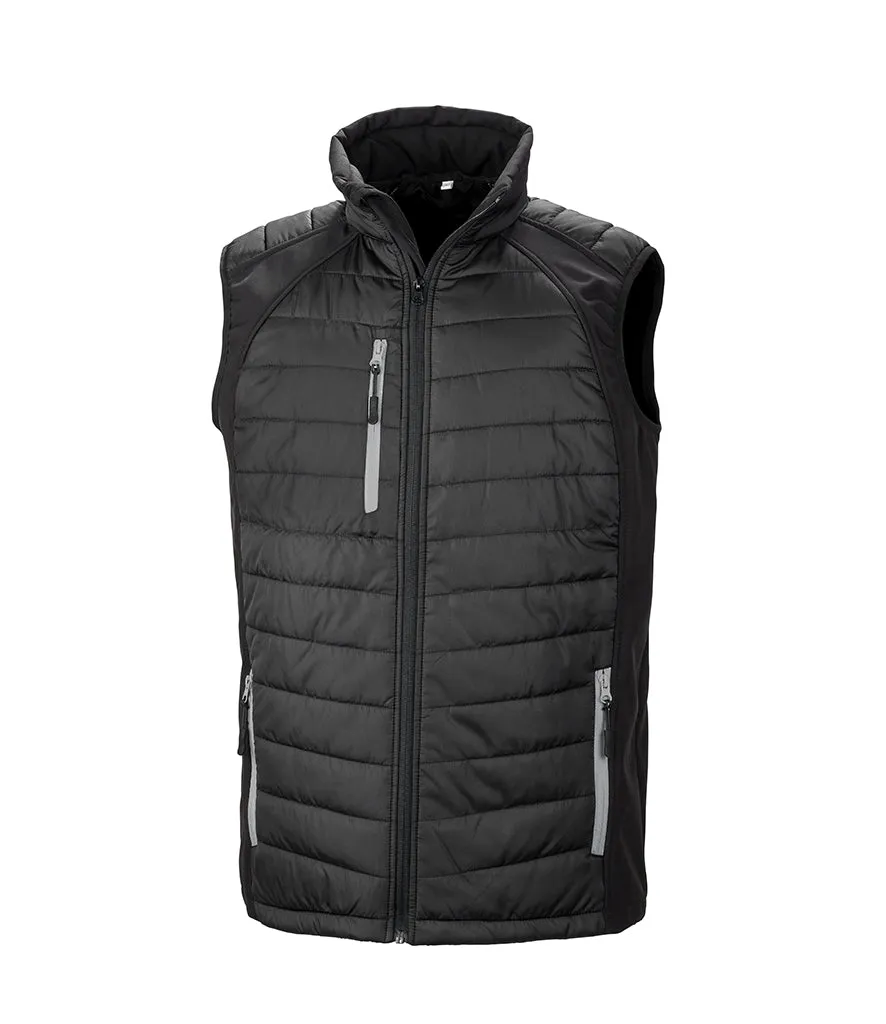 Result Genuine Recycled Compass Padded Gilet