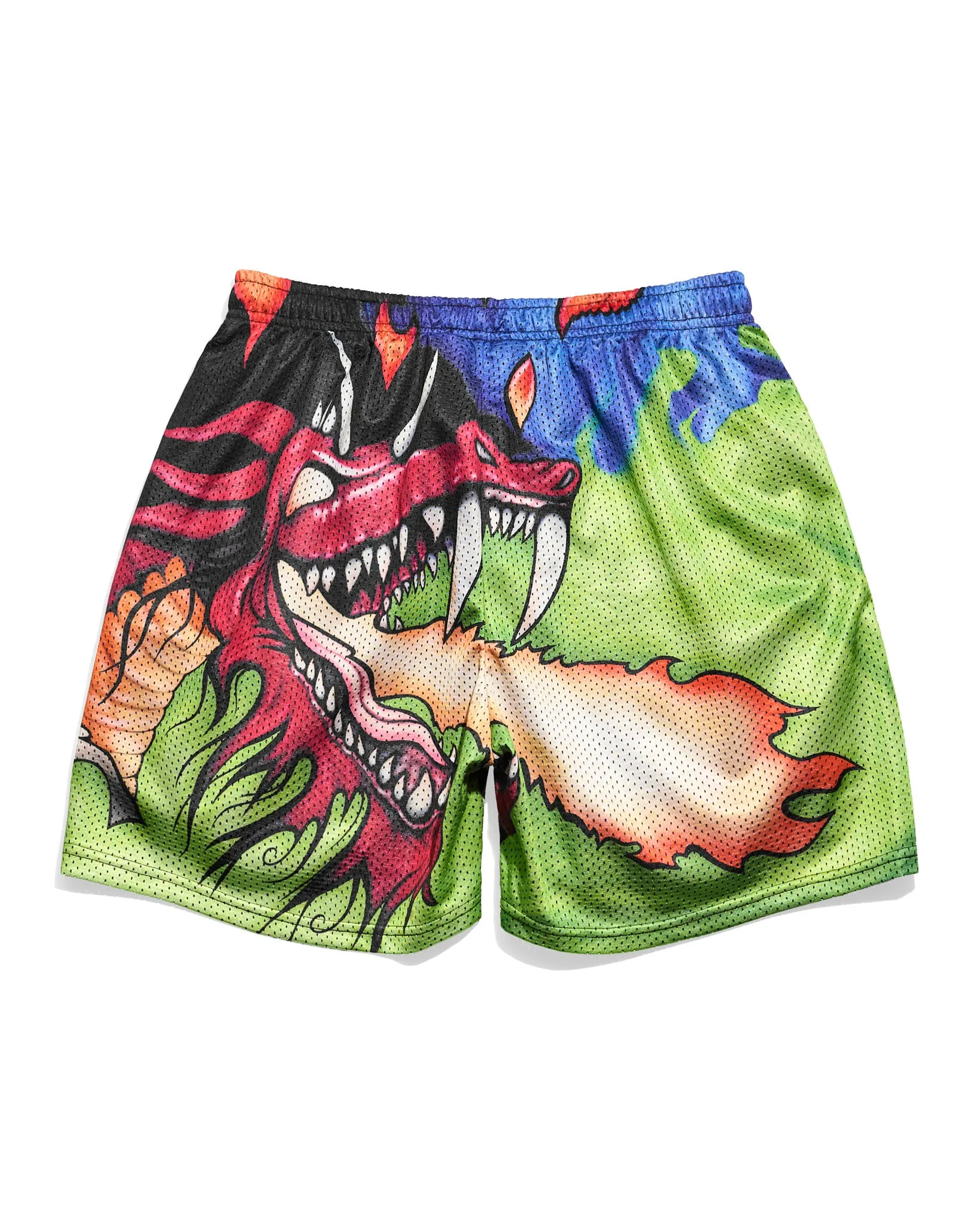 RVD Fire Breathing Dragon Retro Shorts