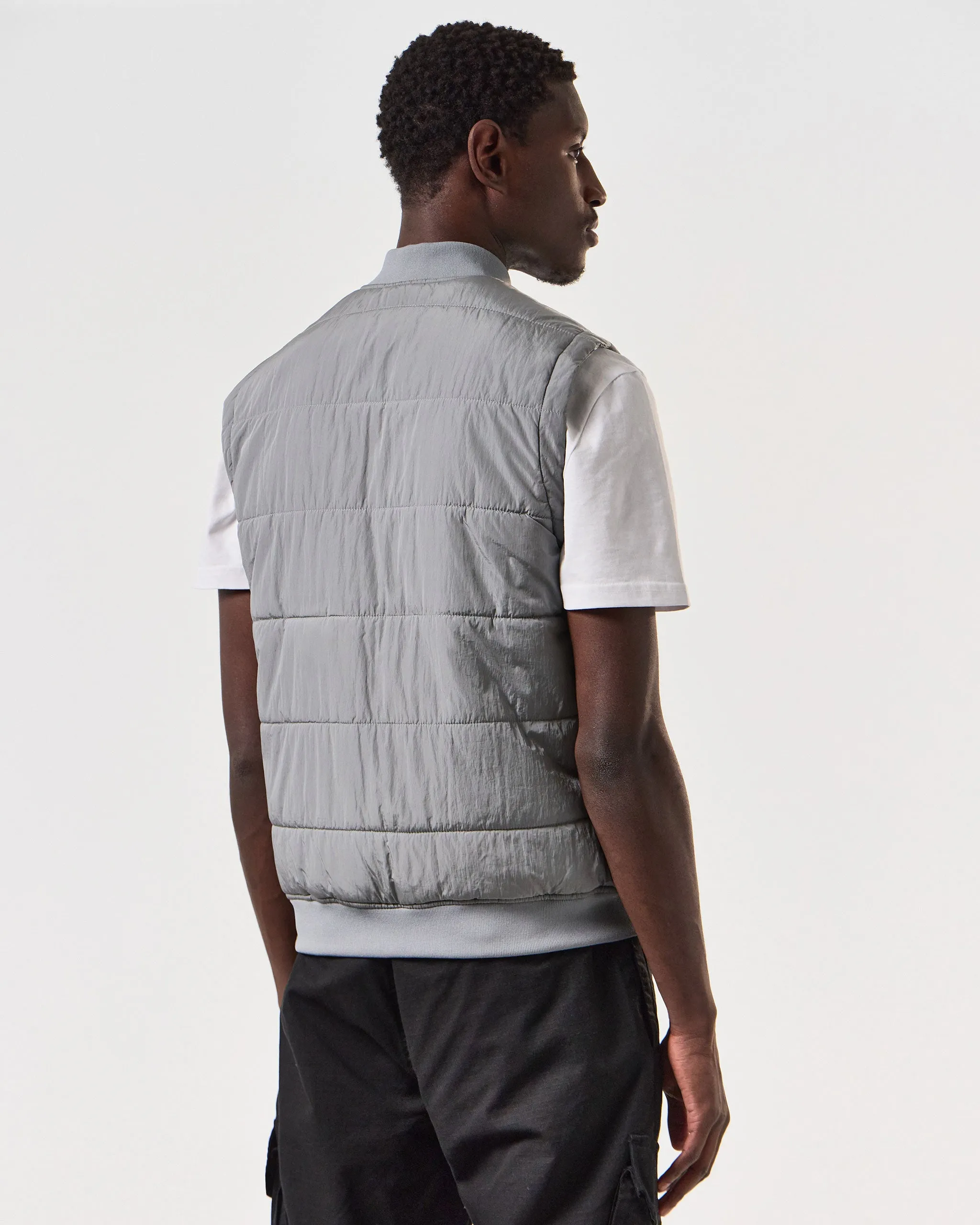 Saharun Quilted Gilet Smokey Grey