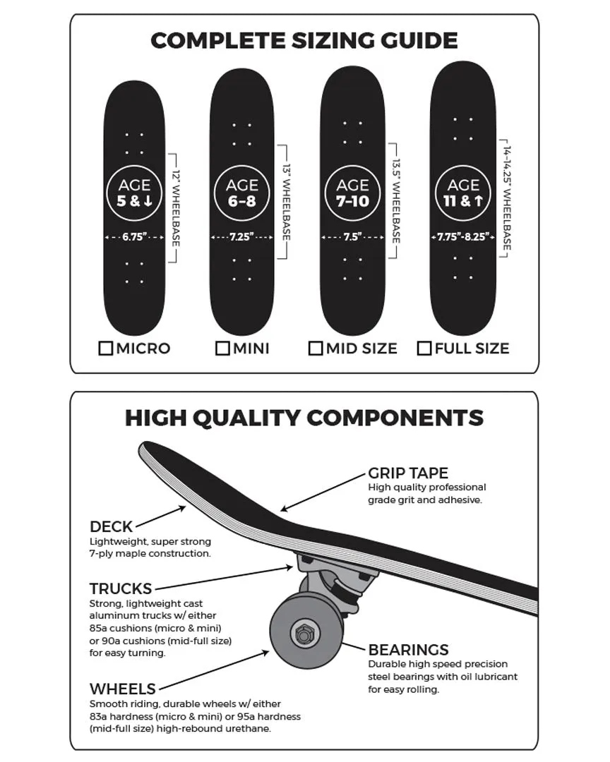 Screaming Hand Complete Skateboard - Mid