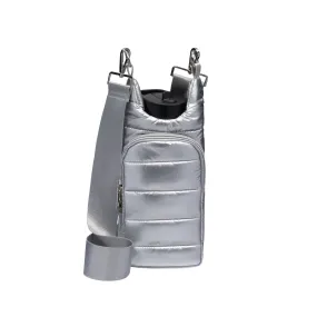 Silver Shiny HydroBag® with Solid Silver Strap