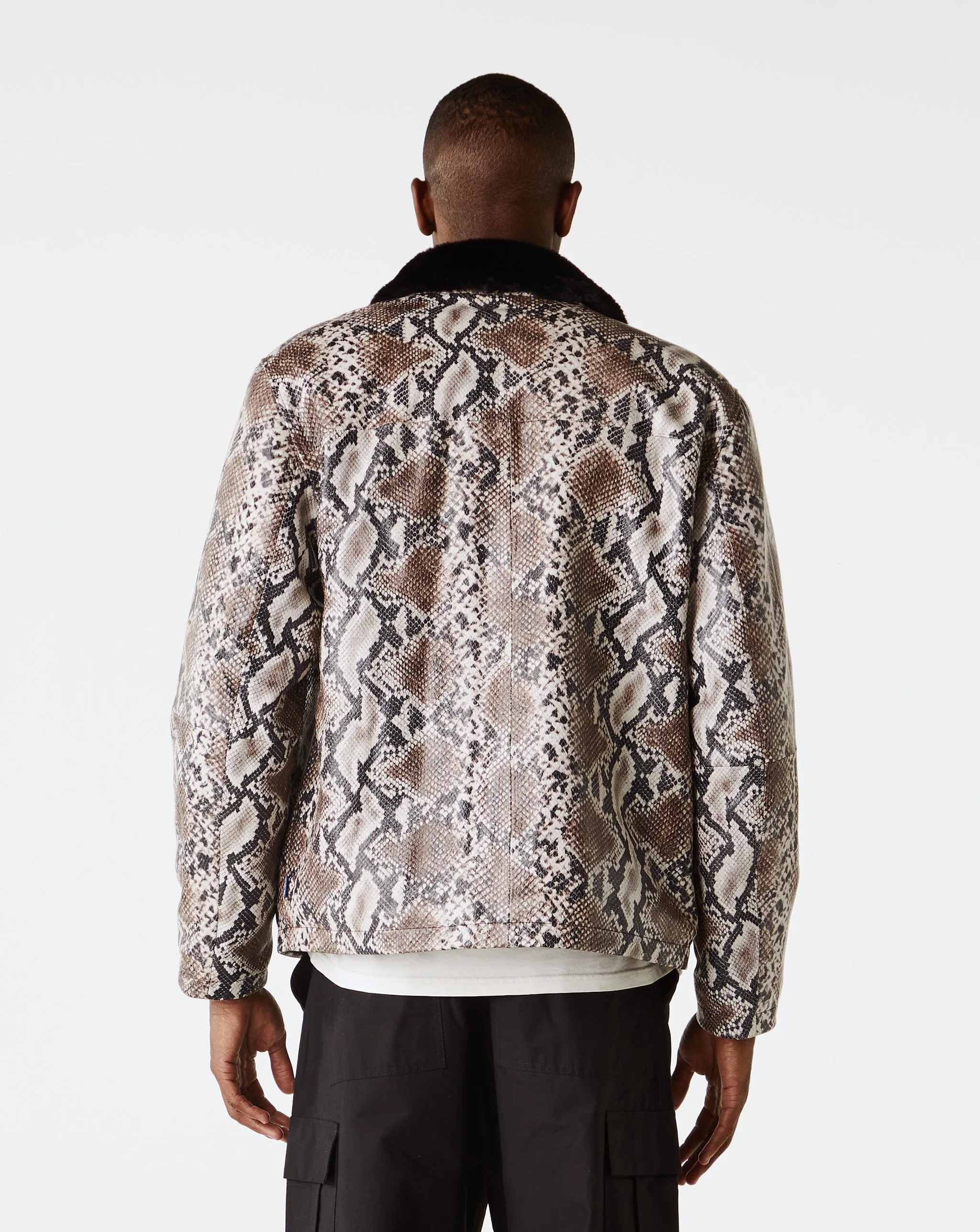 Snake Skin Fur Coat