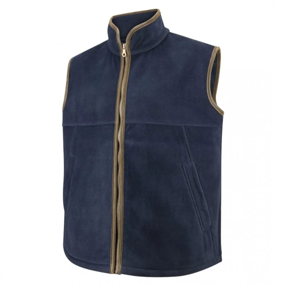 Stenton Technical Fleece Gilet Midnight Navy by Hoggs of Fife