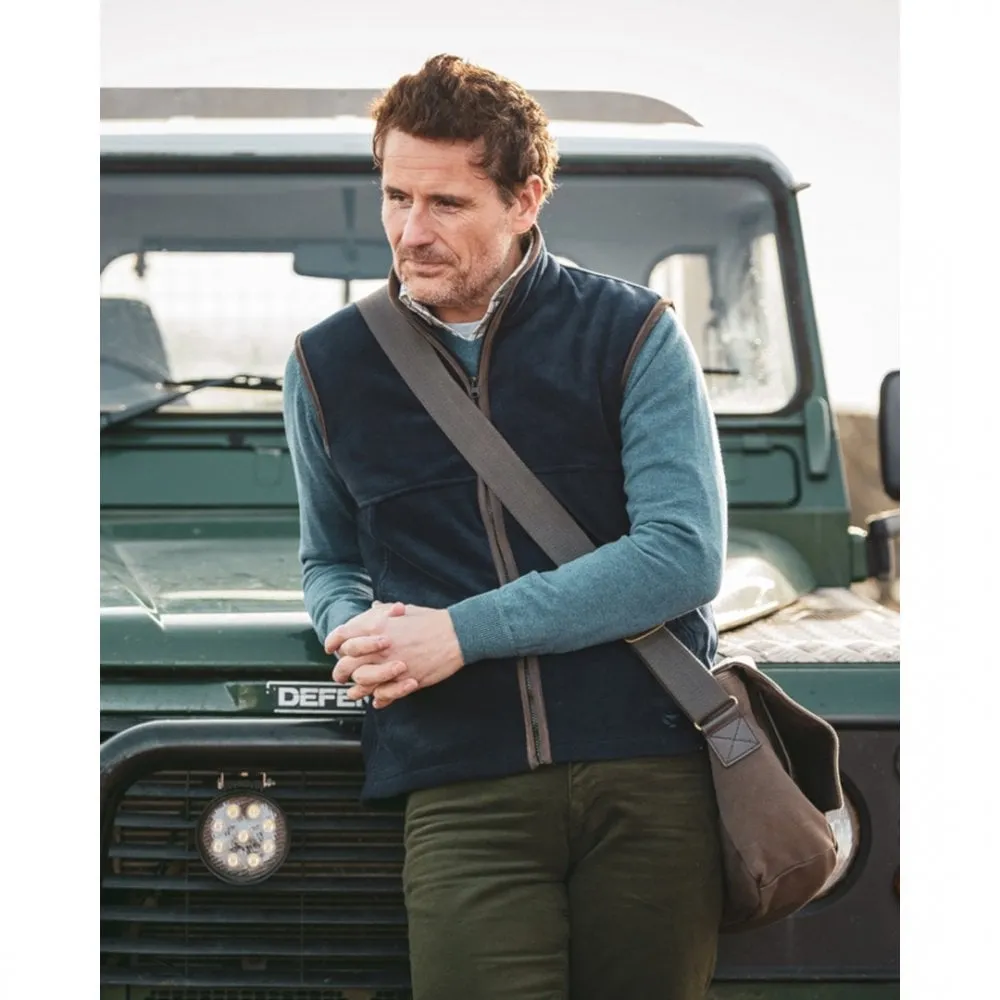 Stenton Technical Fleece Gilet Midnight Navy by Hoggs of Fife