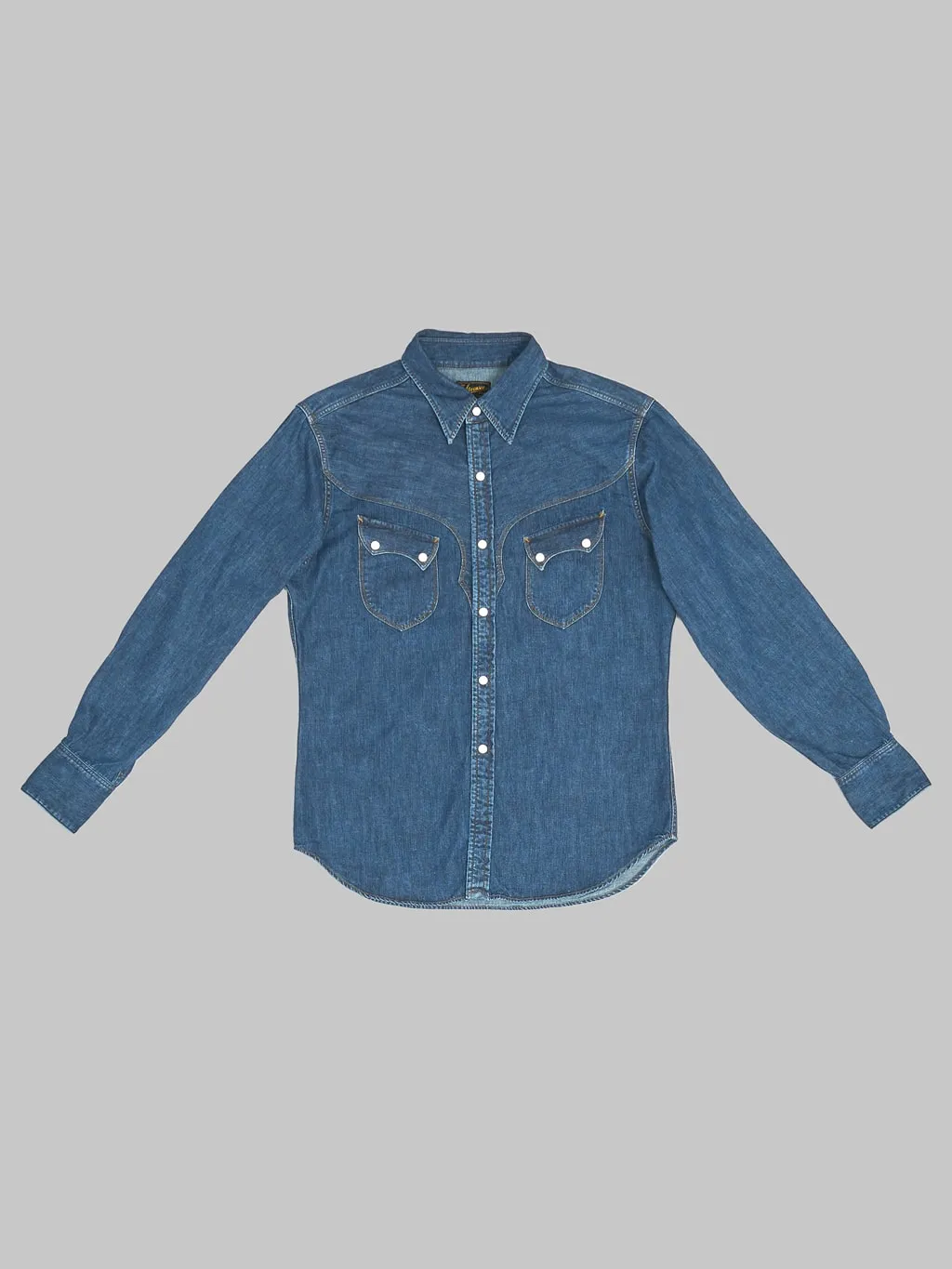 Stevenson Overall Co. Cody Denim Shirt Faded Indigo