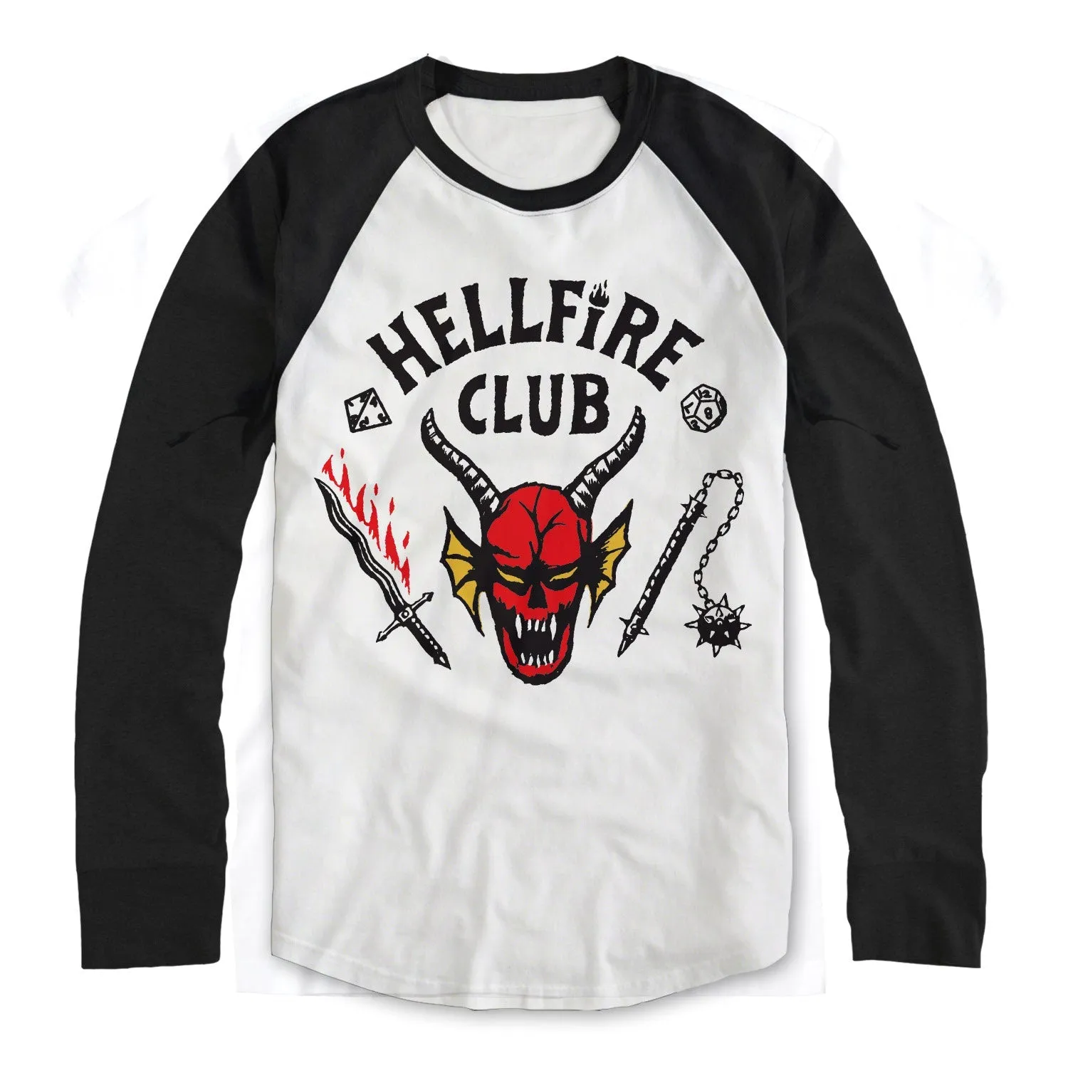 Stranger Things Hellfire Club Long Sleeved T-Shirt