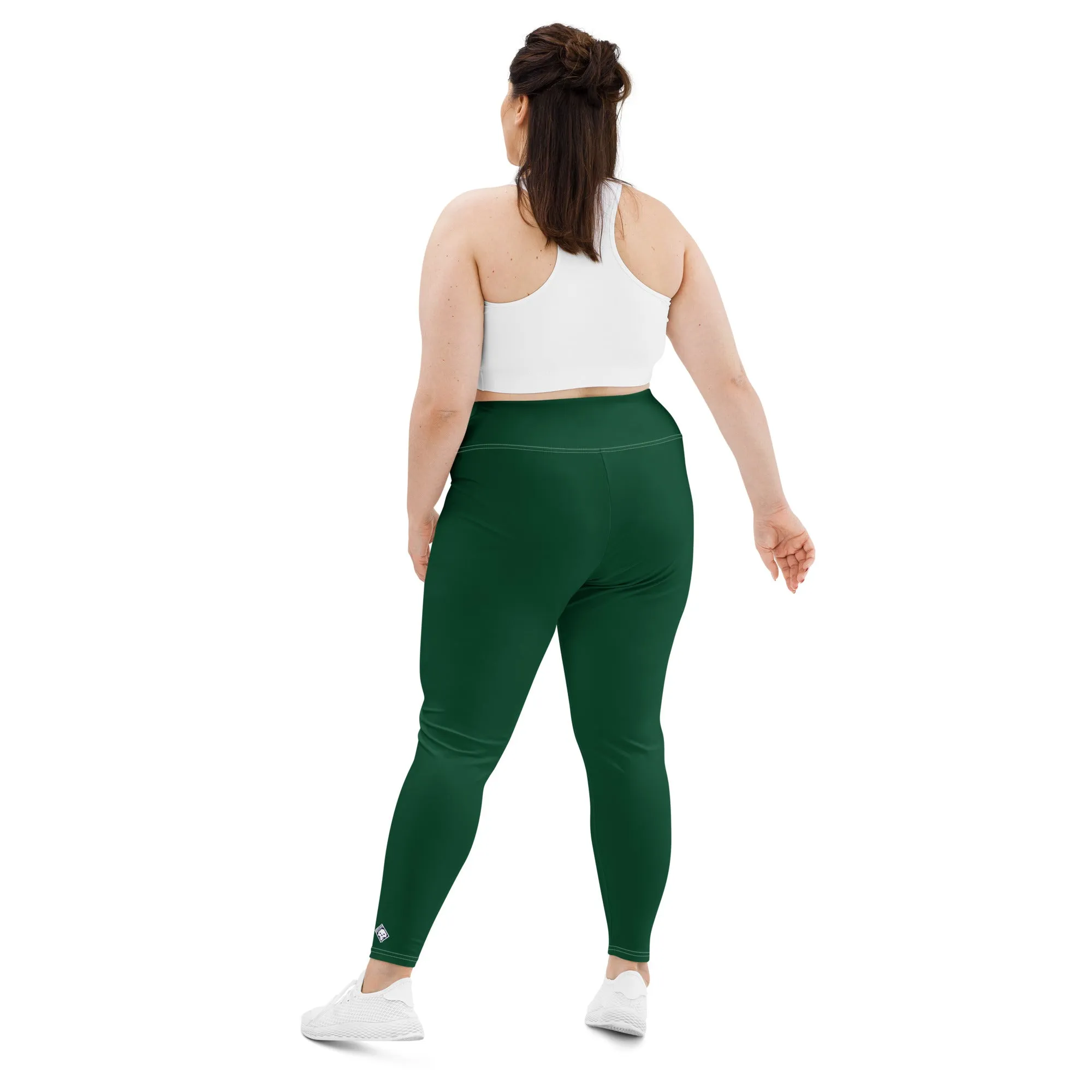 Stretch in Style: Plus Size Workout Leggings for Her - Sherwood Forest