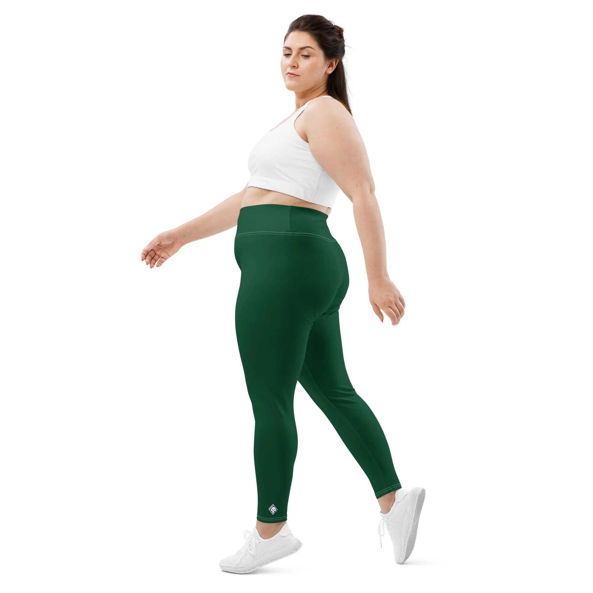 Stretch in Style: Plus Size Workout Leggings for Her - Sherwood Forest