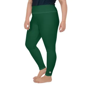 Stretch in Style: Plus Size Workout Leggings for Her - Sherwood Forest