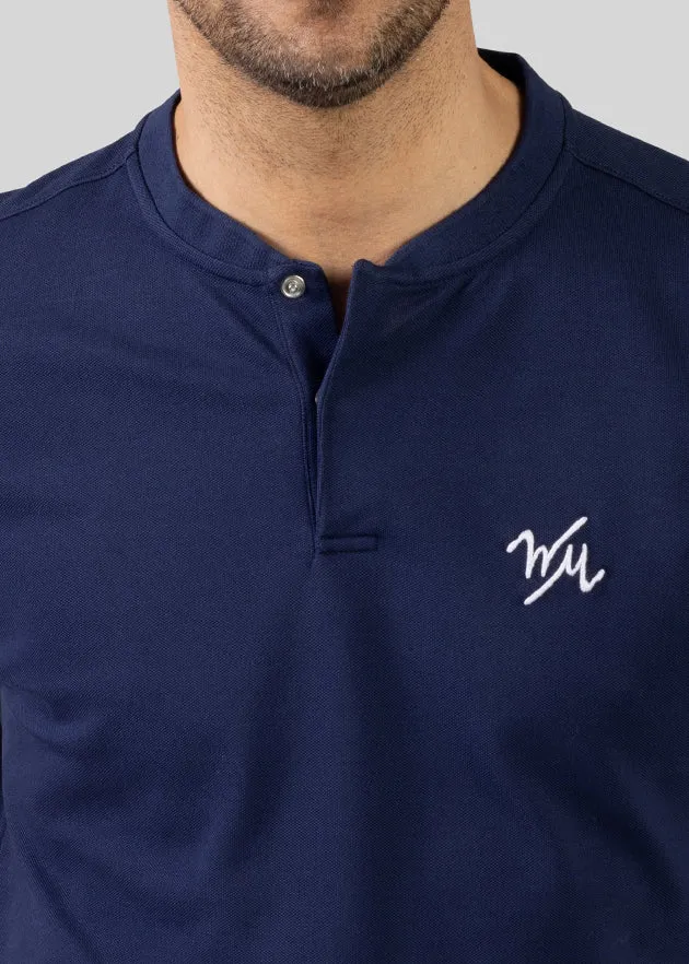 Tempo Band Men's Pique Polo | Navy