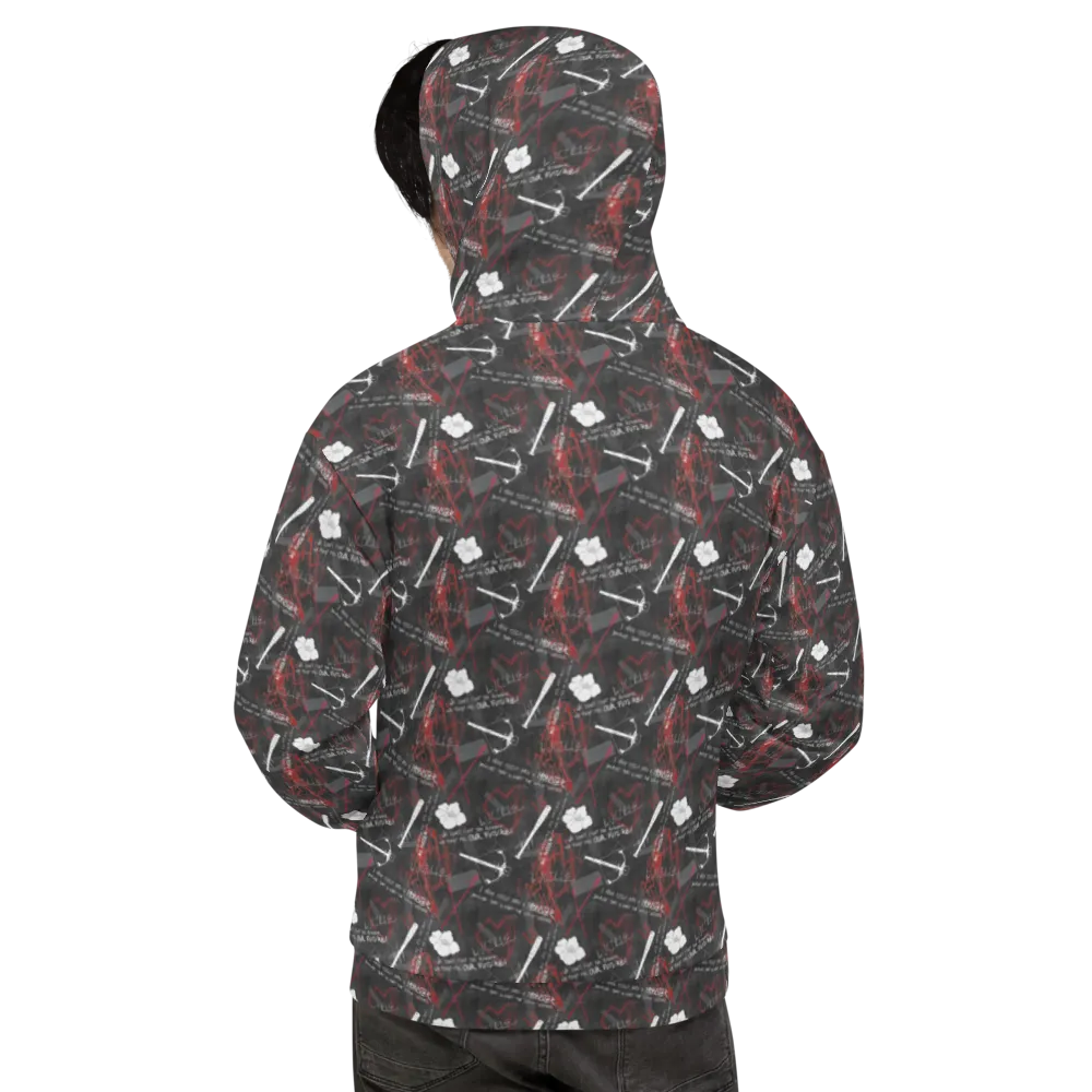 The Walking Dead Survival All-Over Print Adult Hooded Sweatshirt