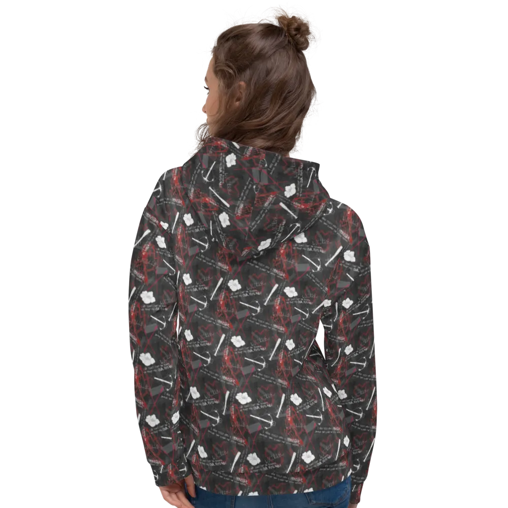 The Walking Dead Survival All-Over Print Adult Hooded Sweatshirt