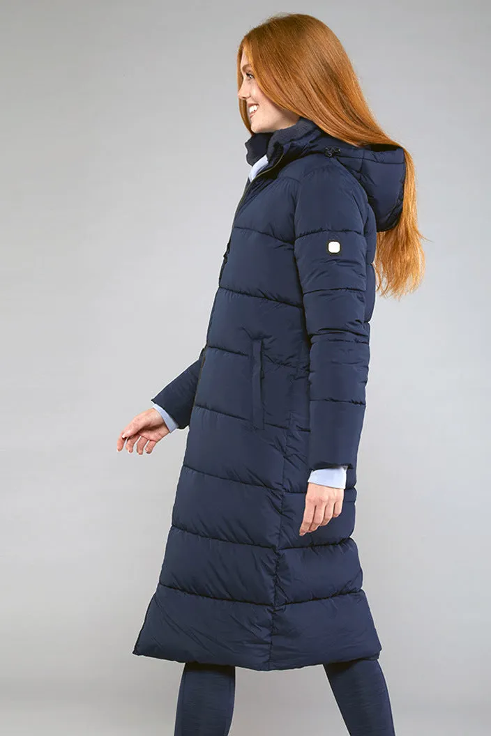 Toggi Maple long Padded Coat in Navy by TOGGI