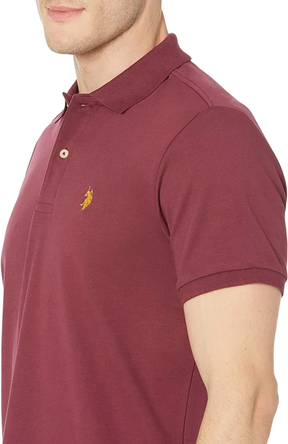 U.S. Polo Assn. Men's Solid Interlock Polo Shirt