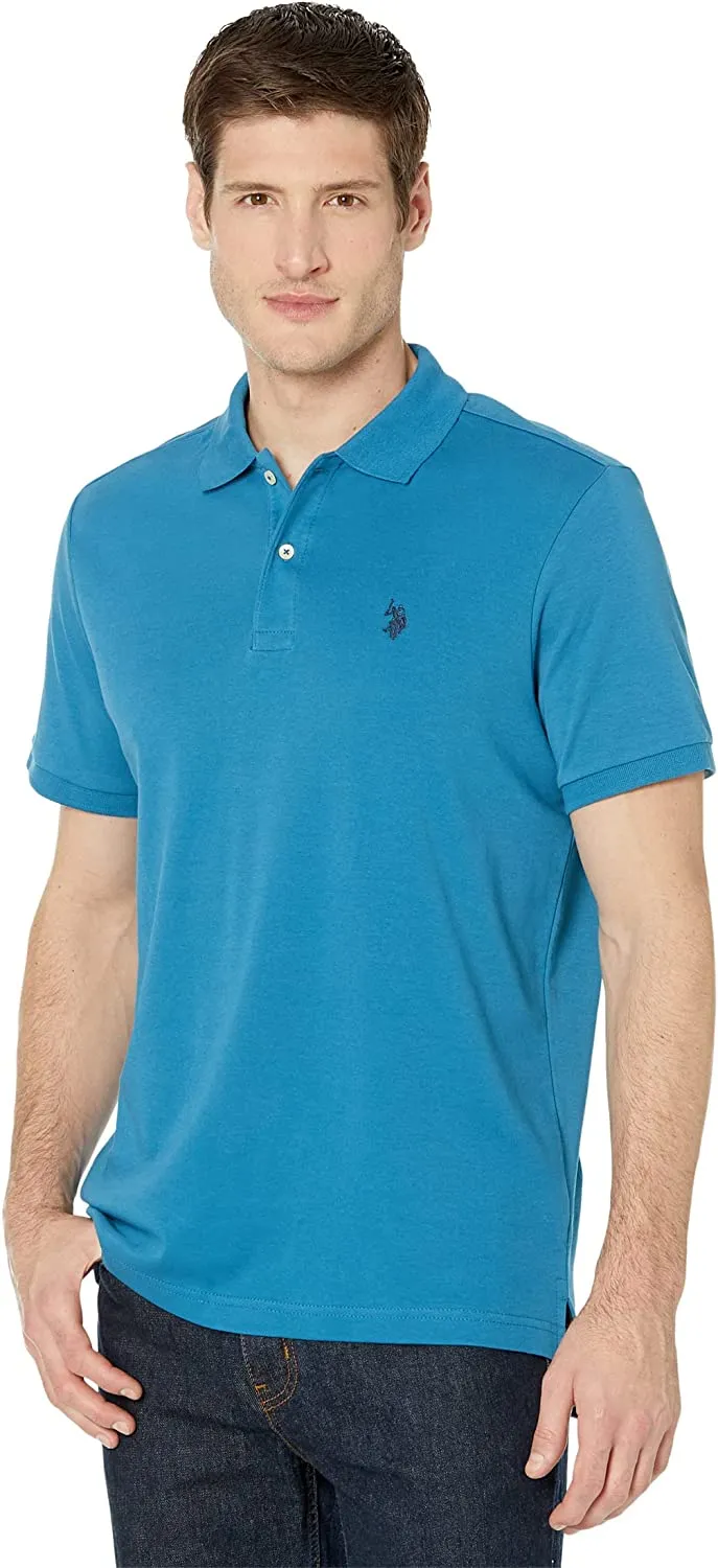 U.S. Polo Assn. Men's Solid Interlock Polo Shirt