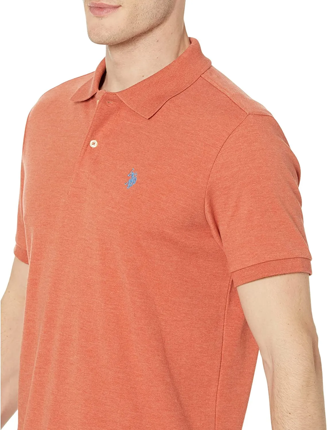 U.S. Polo Assn. Men's Solid Interlock Polo Shirt