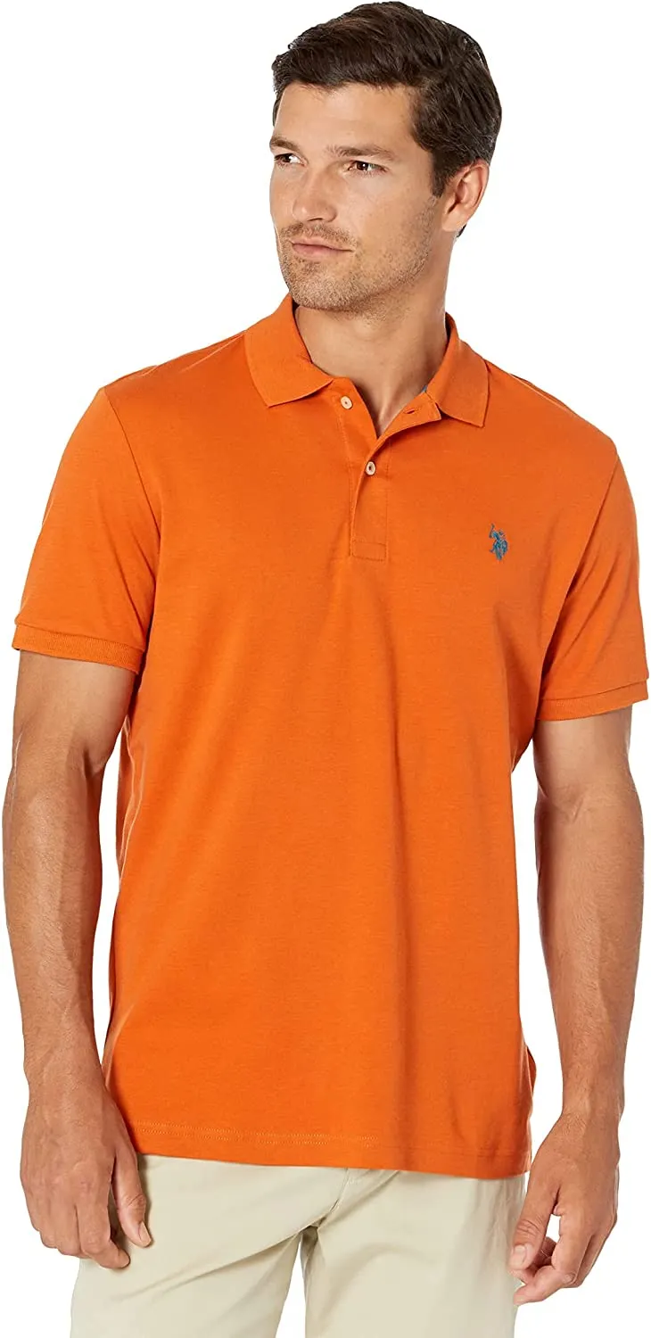 U.S. Polo Assn. Men's Solid Interlock Polo Shirt