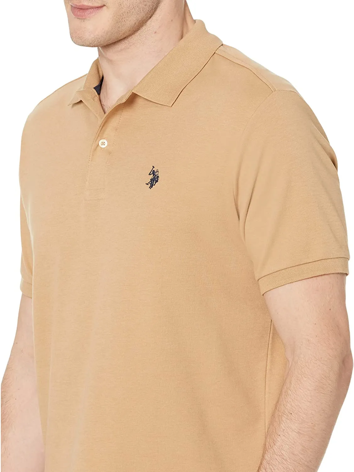 U.S. Polo Assn. Men's Solid Interlock Polo Shirt