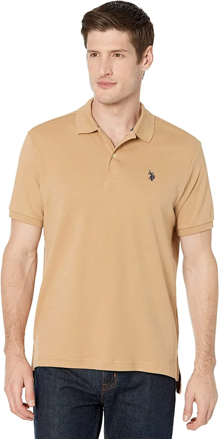 U.S. Polo Assn. Men's Solid Interlock Polo Shirt