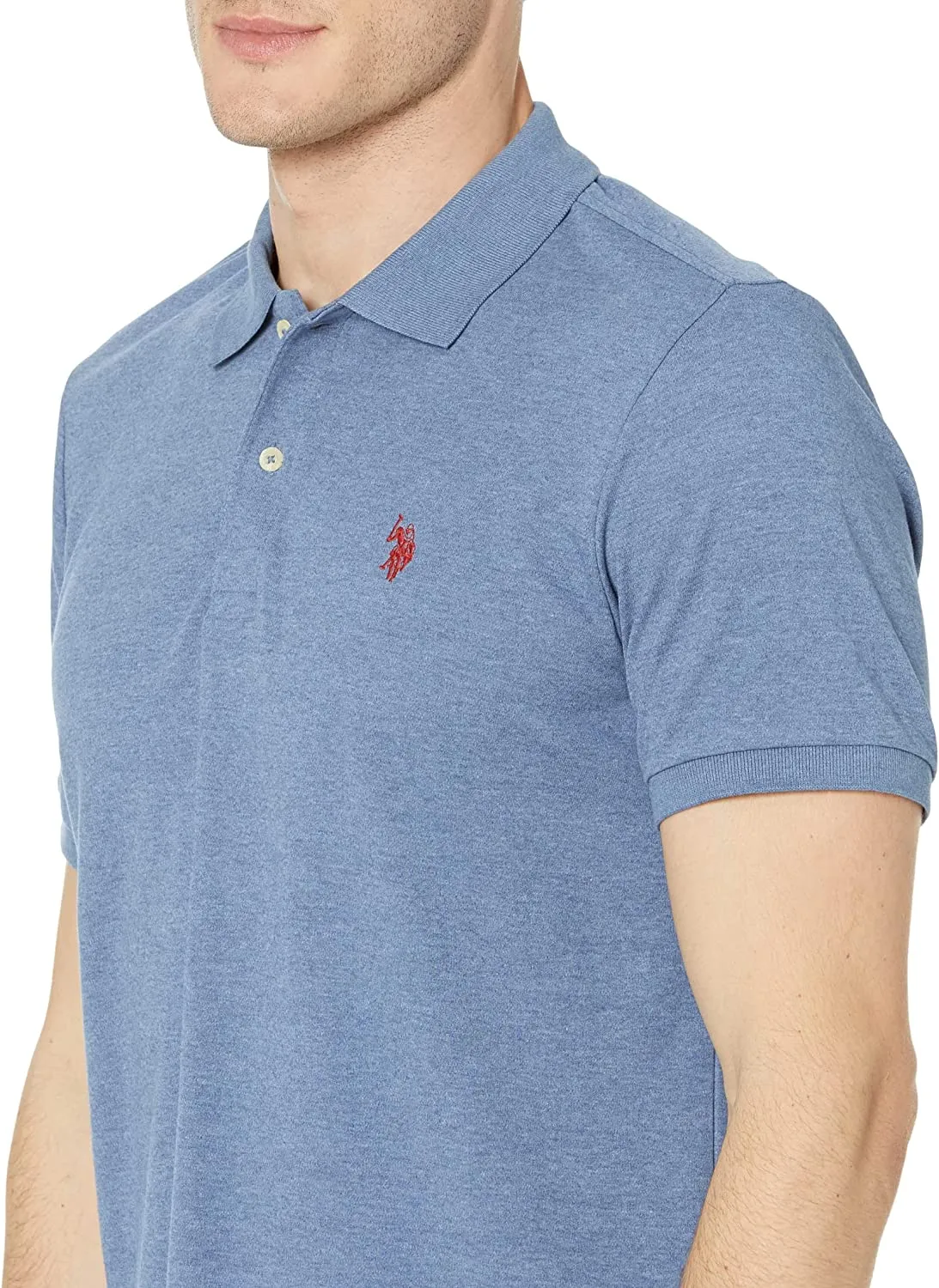 U.S. Polo Assn. Men's Solid Interlock Polo Shirt