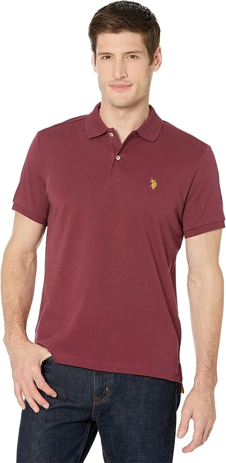 U.S. Polo Assn. Men's Solid Interlock Polo Shirt