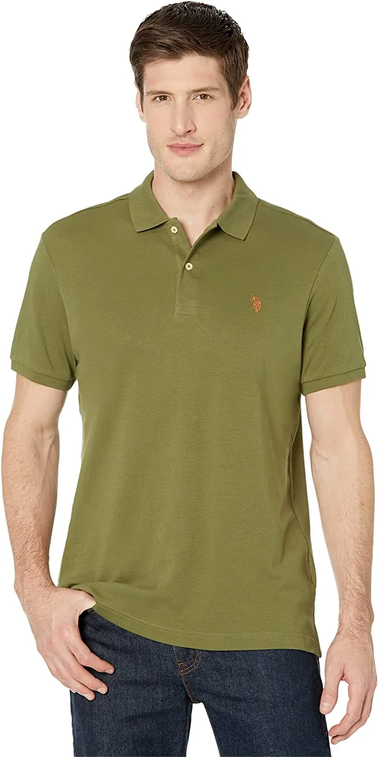 U.S. Polo Assn. Men's Solid Interlock Polo Shirt